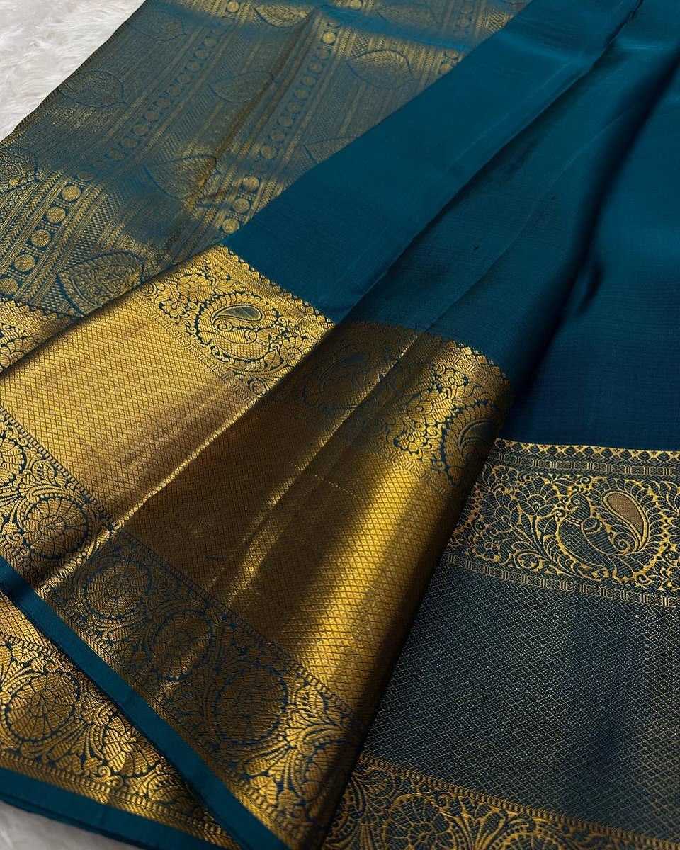 Ynf Banarasi Soft Silk RIN101 50179JARI Silk Sarees Wholesale Banarasi Silk Sarees Heavy Silk Sarees Pure Silk Sarees With Gold Borders Manufacturer- Kapda Export