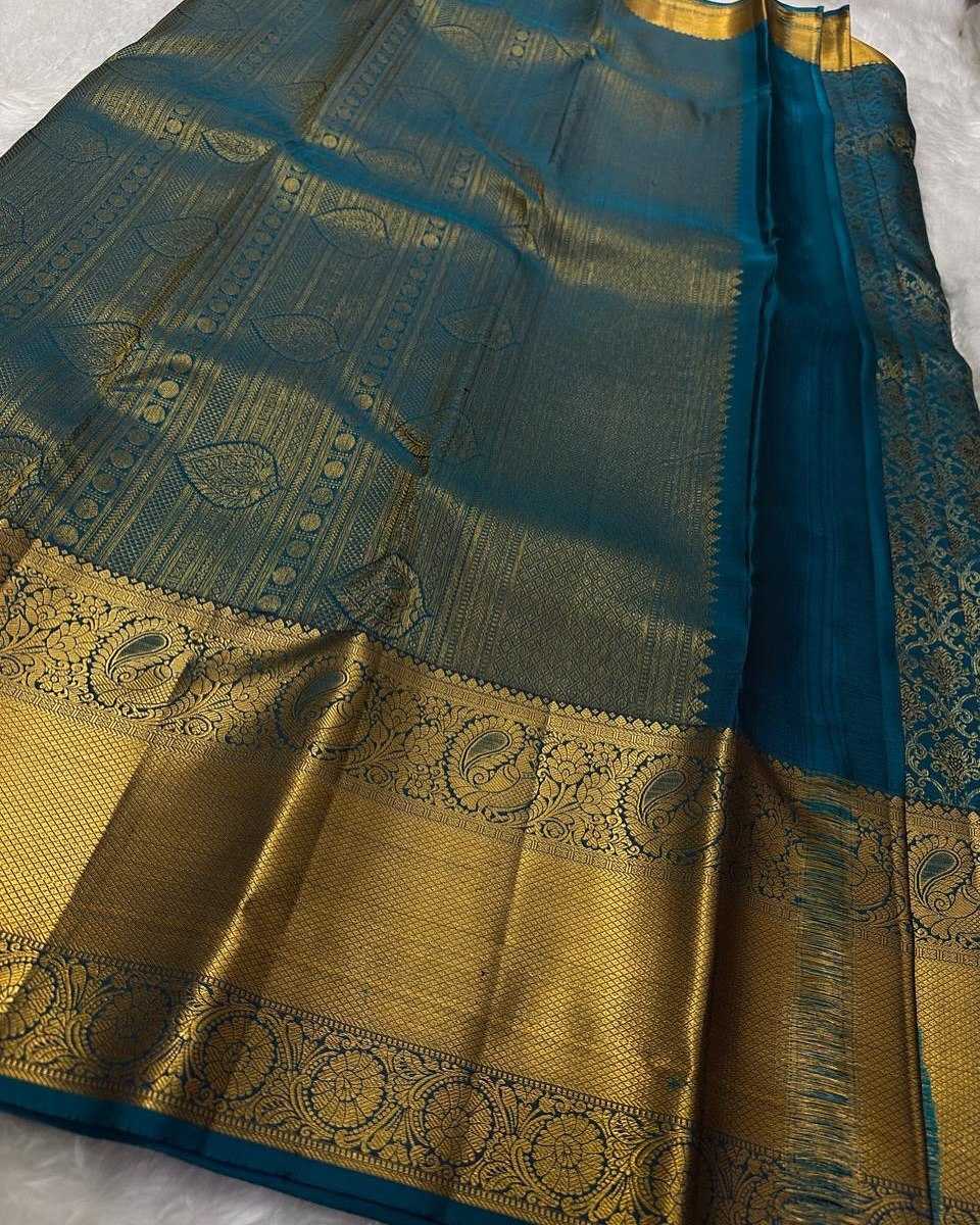 Ynf Banarasi Soft Silk RIN101 50179JARI Silk Sarees Wholesale Banarasi Silk Sarees Heavy Silk Sarees Pure Silk Sarees With Gold Borders Manufacturer- Kapda Export