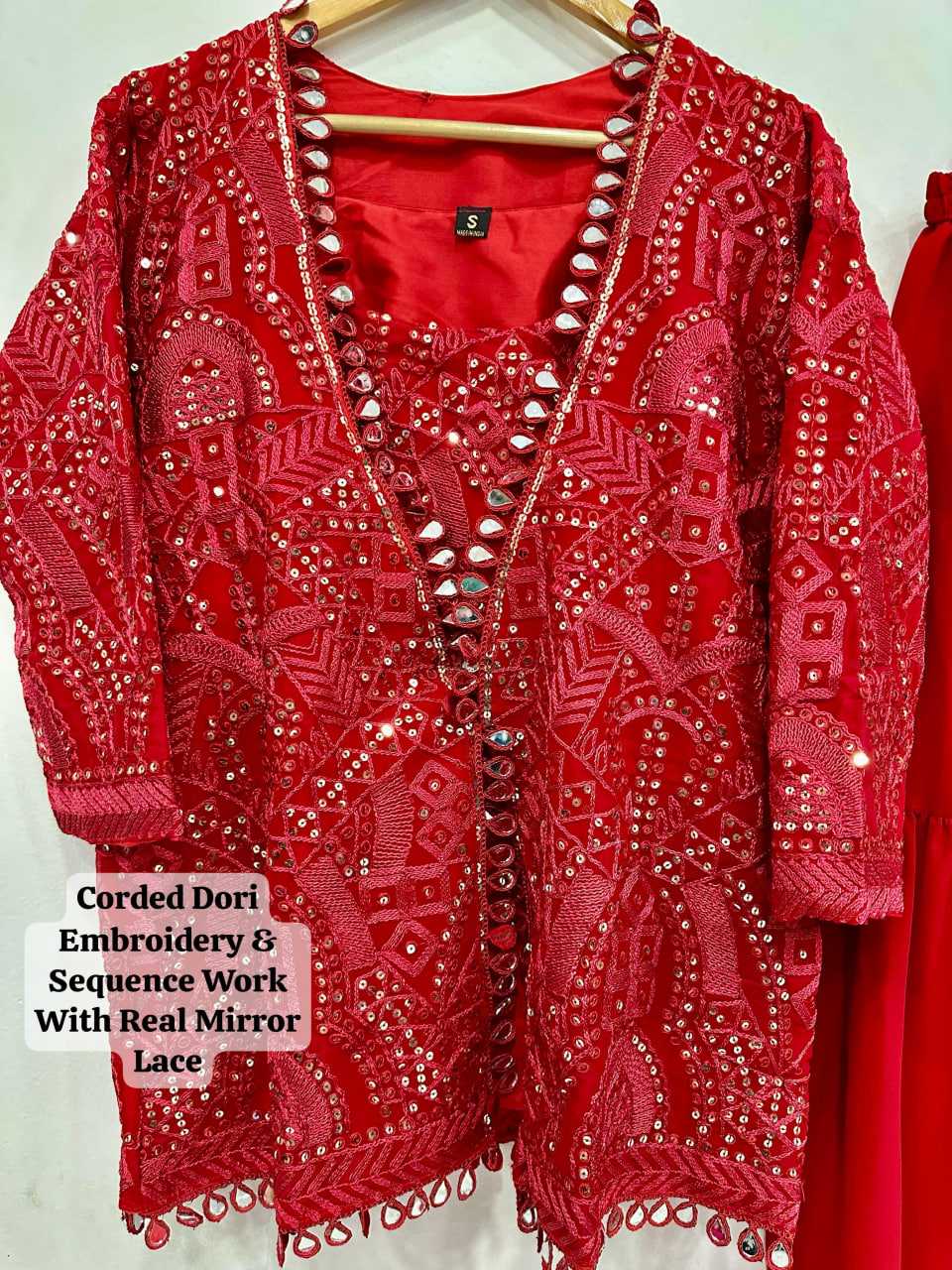 Ynf Blooming RIN197 Touch of Thread, Western Wears Bollywood Collections Wholesale Co-ord Set Rasha Thadani Manufacturer- Kapda Export