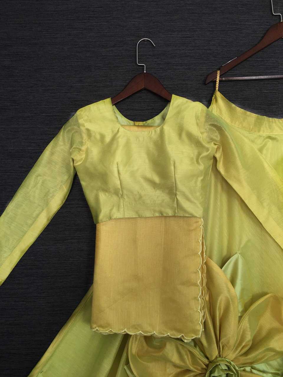 Ynf Chanderi Silk RIN197 1650 Lehengas Wholesale Fancy Lehenga Traditional Lehenga Silk Lehenga Lehenga For Haldi Yellow Lehenga Manufacturer- Kapda Export