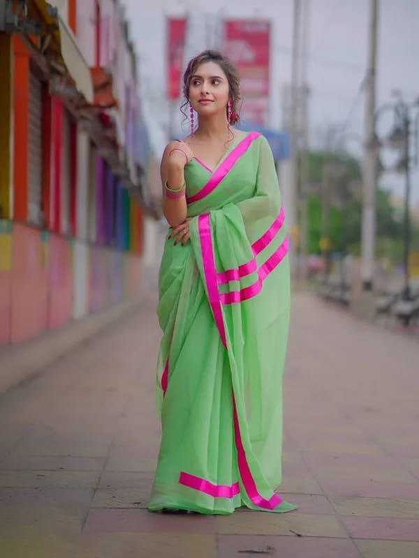 Ynf Chiffon RIN216 Ankita Sarees Bollywood Collections Wholesale Fancy Sarees Chiffon Sarees Plain Sarees Ankita Lokhande Manufacturer- Kapda Export