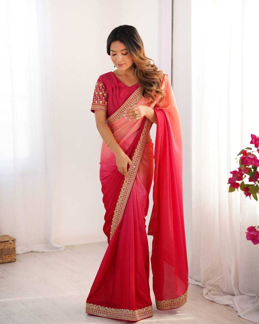 Ynf Chinon RIN133 09 Sarees Wholesale Fancy Sarees Half Sarees Plain Sarees Manufacturer- Kapda Export