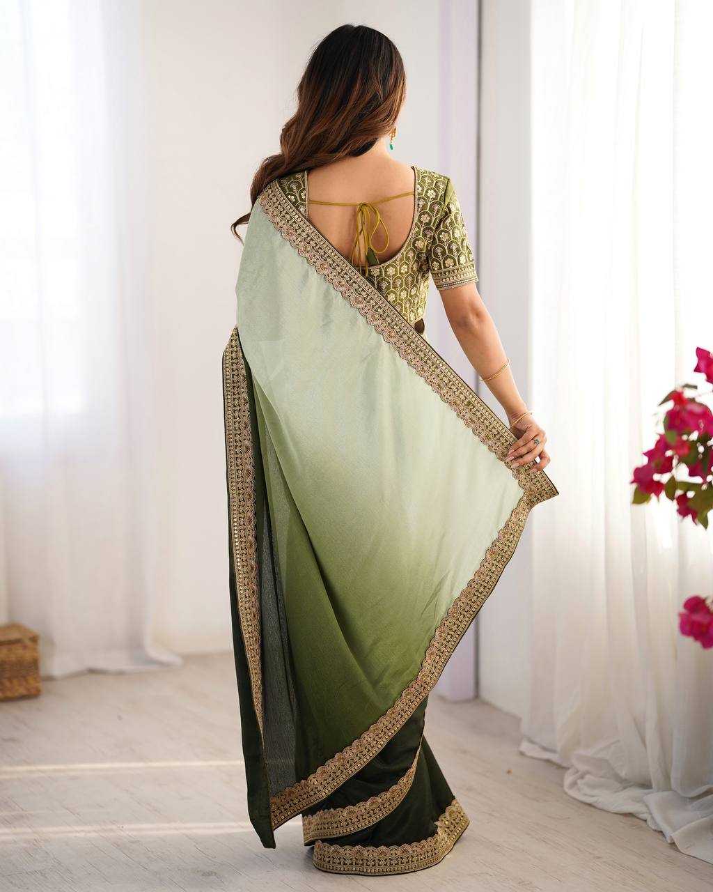 Ynf Chinon RIN133 09 Sarees Wholesale Fancy Sarees Half Sarees Plain Sarees Manufacturer- Kapda Export