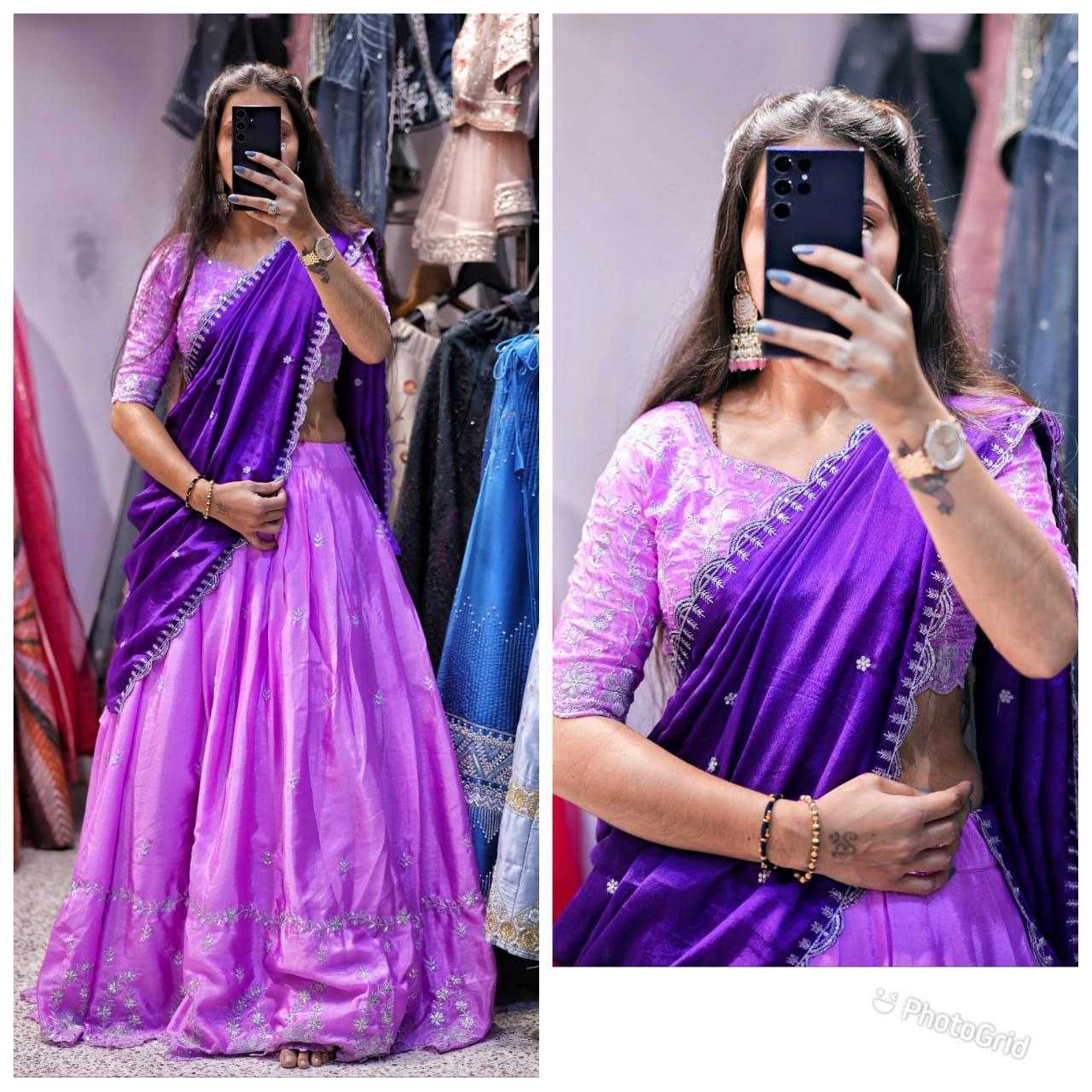 Ynf Chinon Silk RIN220 151 Lehengas Wholesale Designer Lehenga Embroidered Lehenga Fish Cut Lehenga Manufacturer- Kapda Export