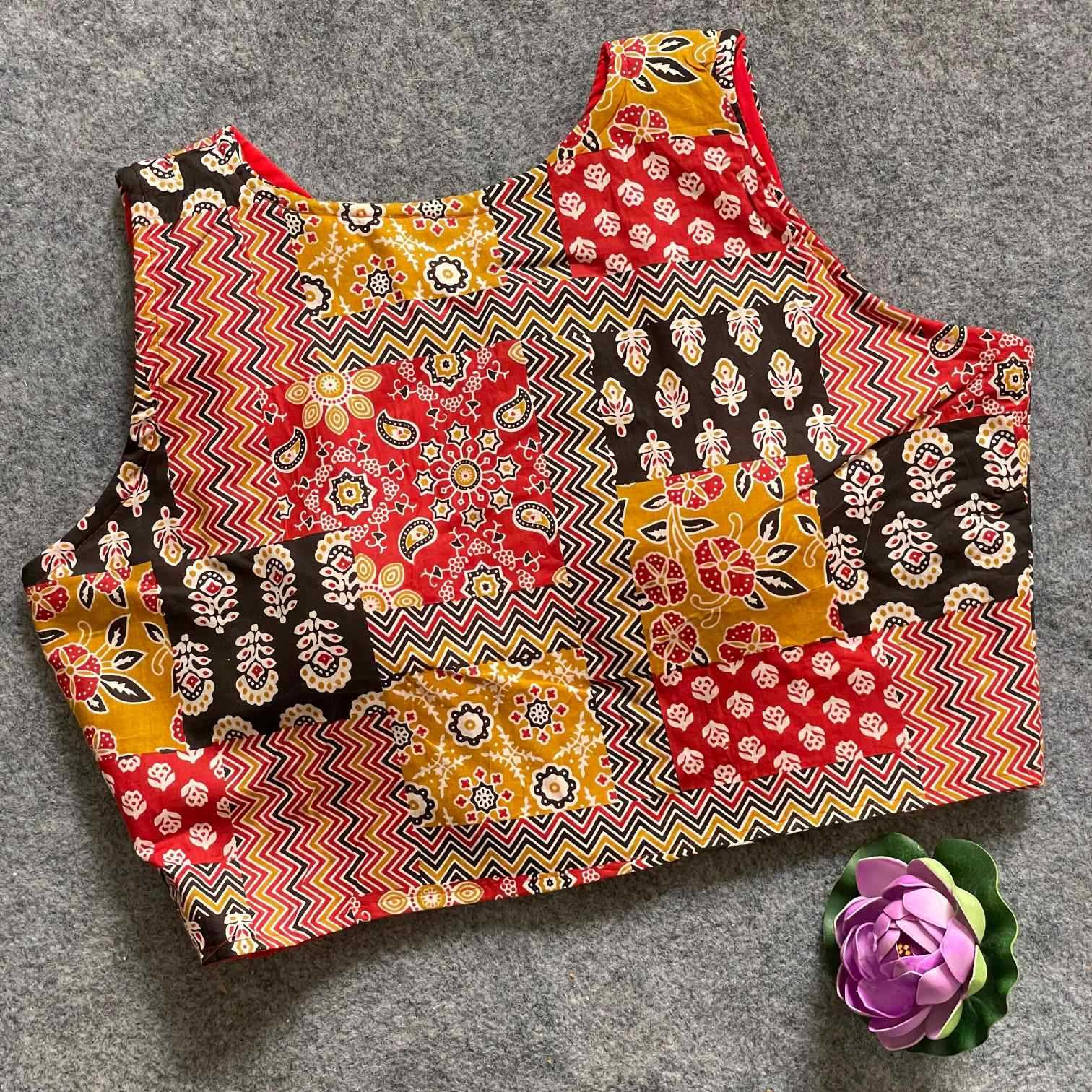 Ynf Cotton KESH426 RIMAA2 Readymade Blouses Wholesale Fashion Blouse Printed Cotton Blouses Manufacturer- Kapda Export