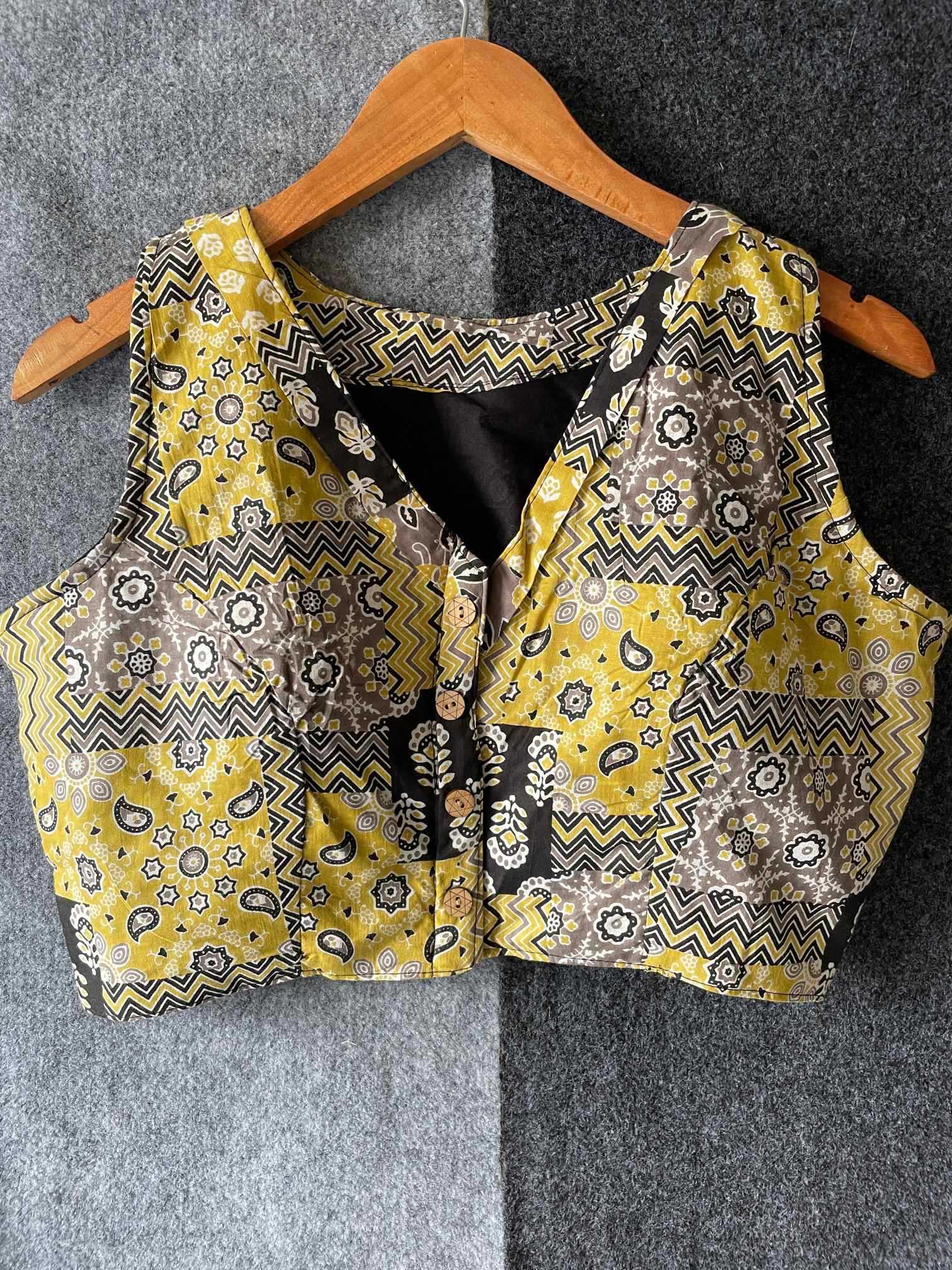 Ynf Cotton KESH426 RIMAA2 Readymade Blouses Wholesale Fashion Blouse Printed Cotton Blouses Manufacturer- Kapda Export