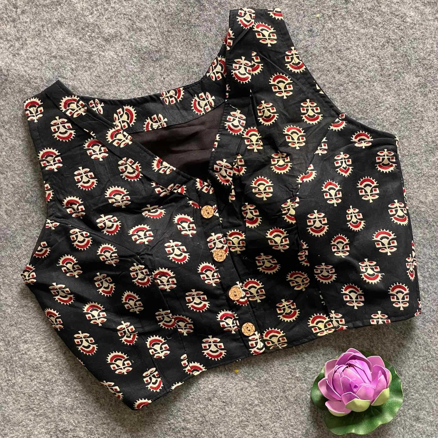 Ynf Cotton KESH426 RIMAA2 Readymade Blouses Wholesale Fashion Blouse Printed Cotton Blouses Manufacturer- Kapda Export