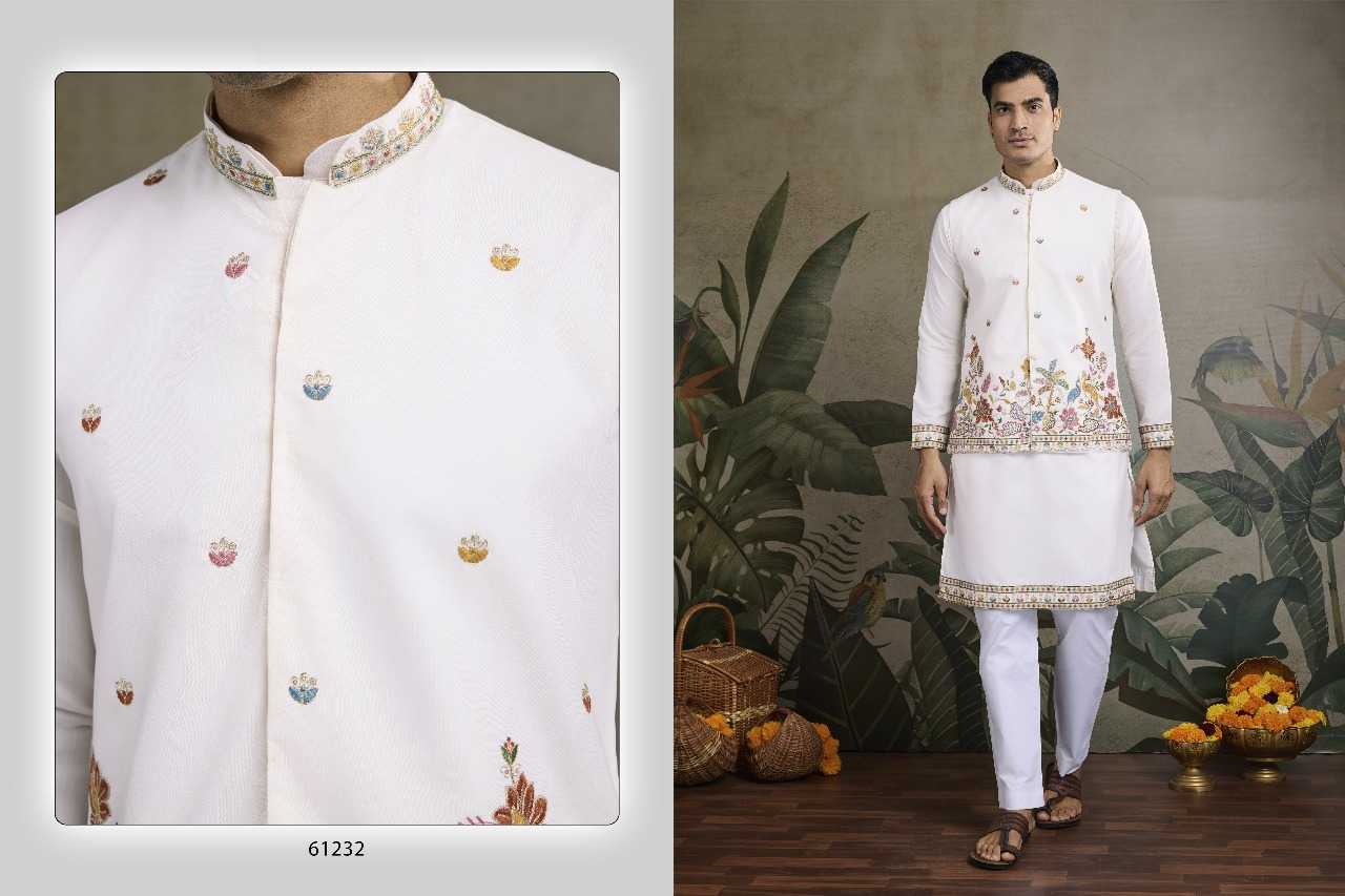 Ynf Cotton RIN197 2818 Mens Wear Wholesale Mens Kurtas Embroidered Kurta Pajama Men Designer Shirt Manufacturer- Kapda Export