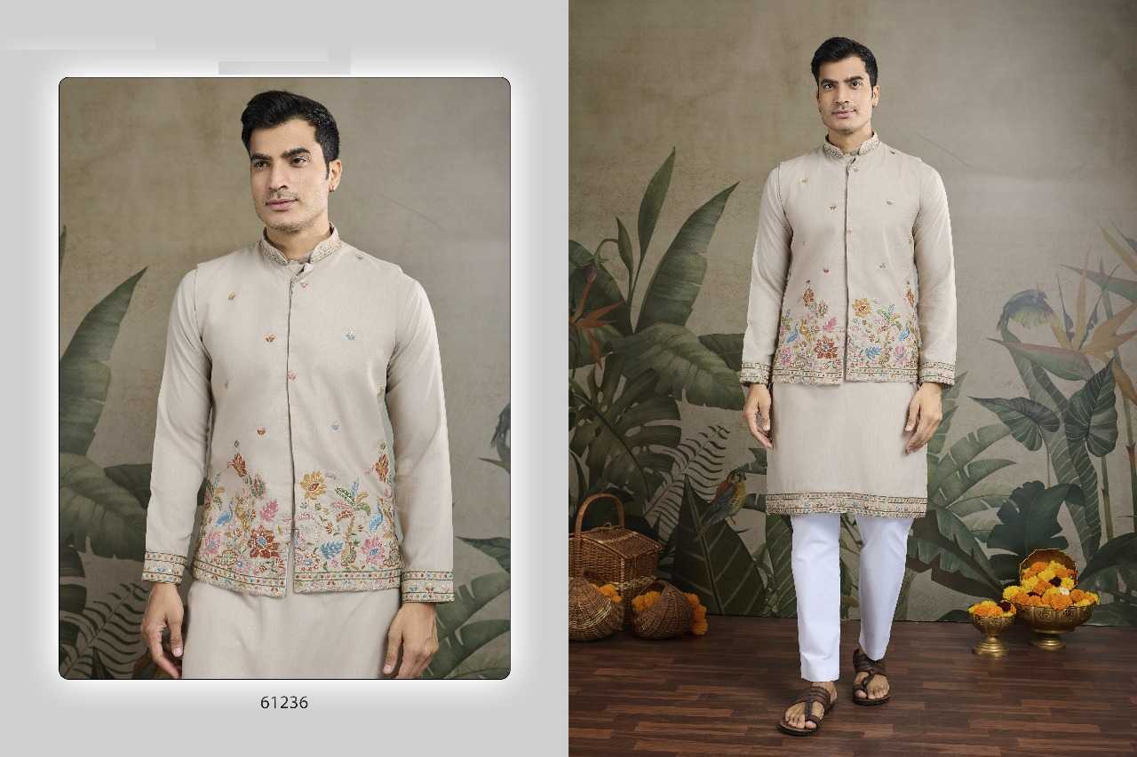 Ynf Cotton RIN197 2818 Mens Wear Wholesale Mens Kurtas Embroidered Kurta Pajama Men Designer Shirt Manufacturer- Kapda Export