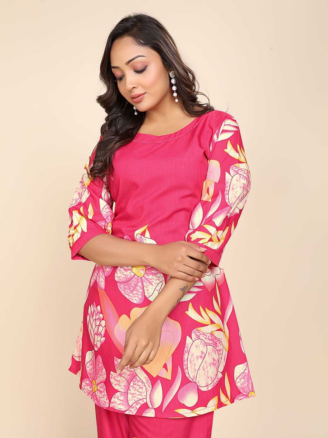 Ynf Cotton RIN222 180 Kurti Plus Size Collections Wholesale Fancy Kurti Collar Neck Kurtis Manufacturer- Kapda Export