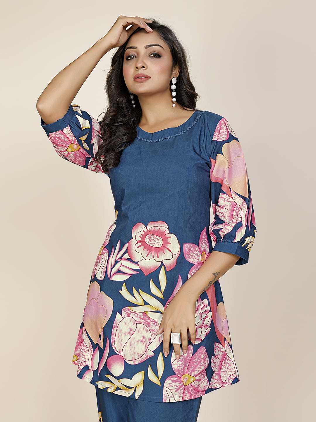 Ynf Cotton RIN222 180 Kurti Plus Size Collections Wholesale Fancy Kurti Collar Neck Kurtis Manufacturer- Kapda Export