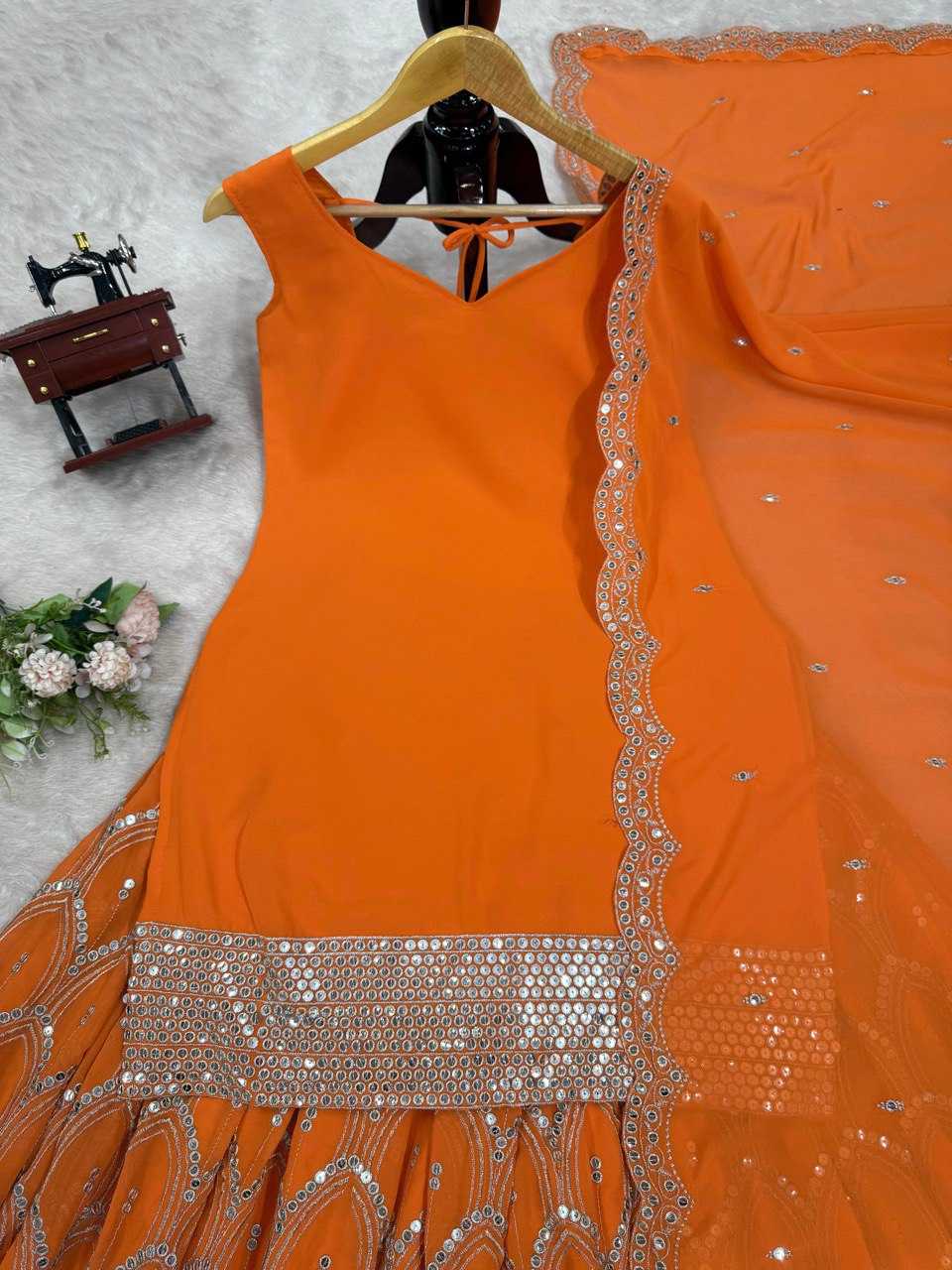 Ynf Faux Georgette RIN162 5845 Suits & Dresses Wholesale Ladies Suits Sharara Salwar Suits Floor-Length Dresses Manufacturer- Kapda Export