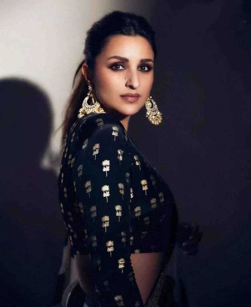 Ynf Faux Georgette RIN206 528 Sarees Bollywood Collections Wholesale Sequence Sarees Embroidered Sarees Lace Border Sarees Parineeti Chopra Sarees Manufacturer- Kapda Export