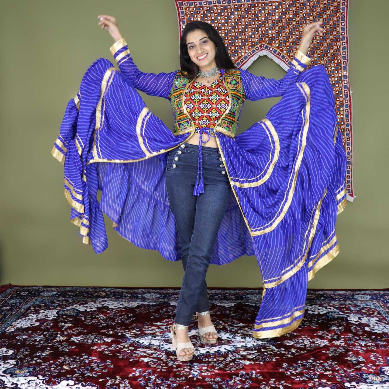 Ynf Georgette RIN119 8038 Kurti Wholesale Casual Kurtis Festive Kurtis Fancy Kurti Kurti With Jacket Manufacturer- Kapda Export