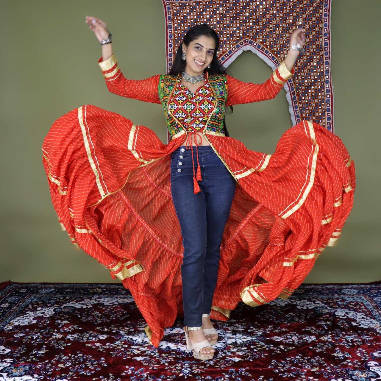 Ynf Georgette RIN119 8038 Kurti Wholesale Casual Kurtis Festive Kurtis Fancy Kurti Kurti With Jacket Manufacturer- Kapda Export