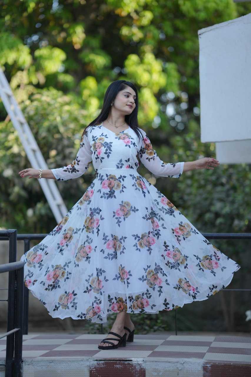 Ynf Georgette RIN119 8107 Kurti Wholesale Casual Kurtis Designer Kurtis Printed Kurtis Plus Size Kurtis Manufacturer- Kapda Export