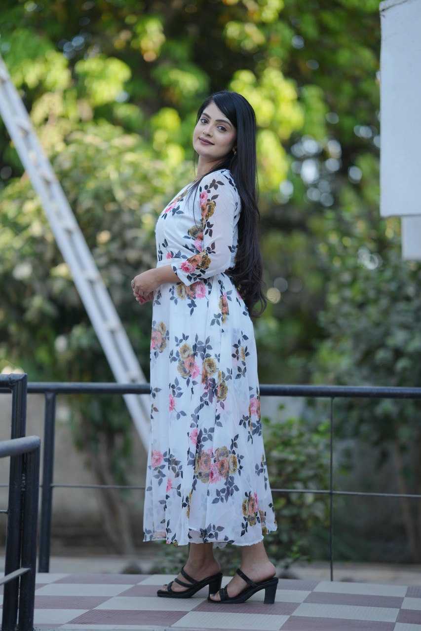 Ynf Georgette RIN119 8107 Kurti Wholesale Casual Kurtis Designer Kurtis Printed Kurtis Plus Size Kurtis Manufacturer- Kapda Export