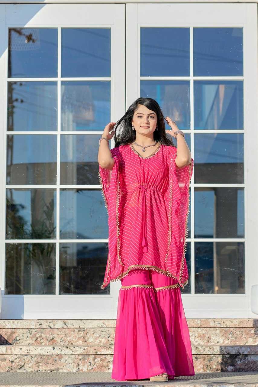 Ynf Georgette RIN119 9010 Kurti Wholesale Printed Kurtis Kaftan Kurtis Fancy Kurtis Manufacturer- Kapda Export