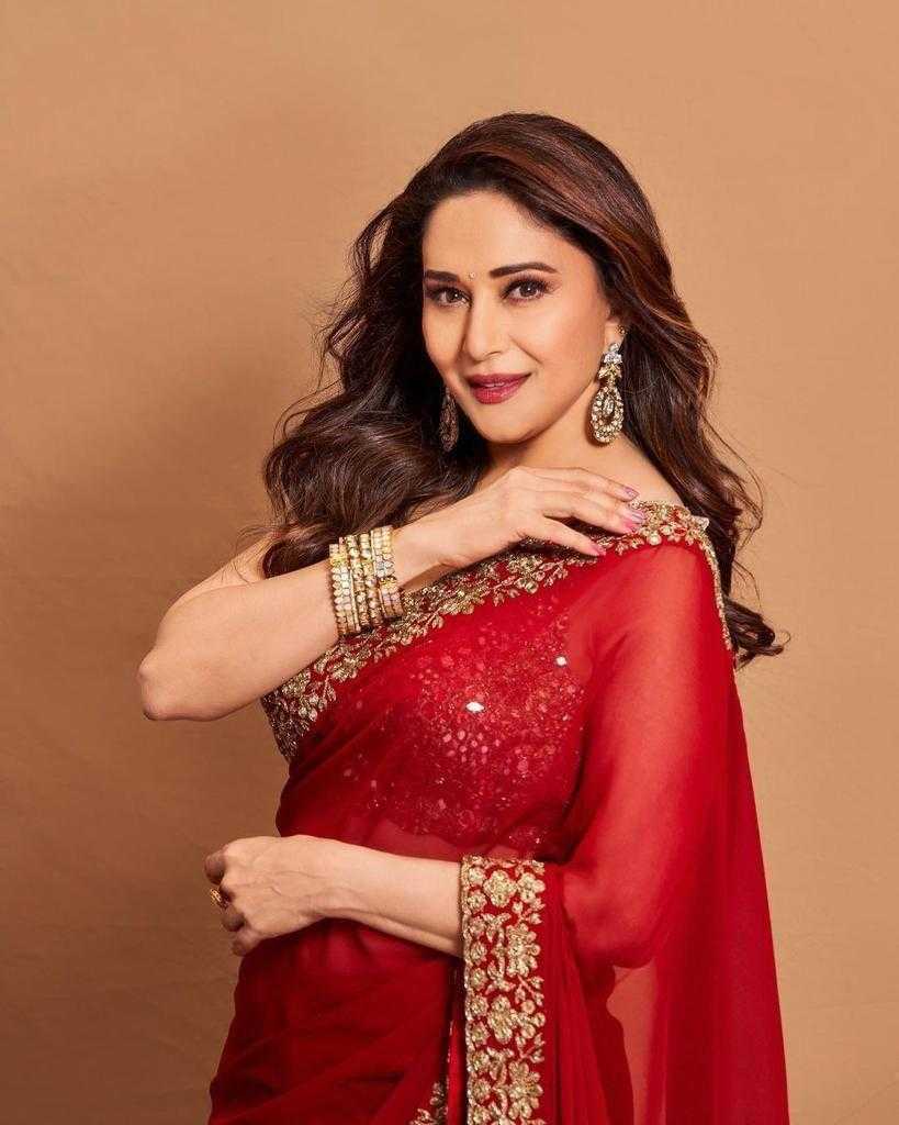 Ynf Georgette RIN134 0205 Sarees Bollywood Collections Wholesale Fancy Sarees Madhuri Dixit Sarees Manufacturer- Kapda Export