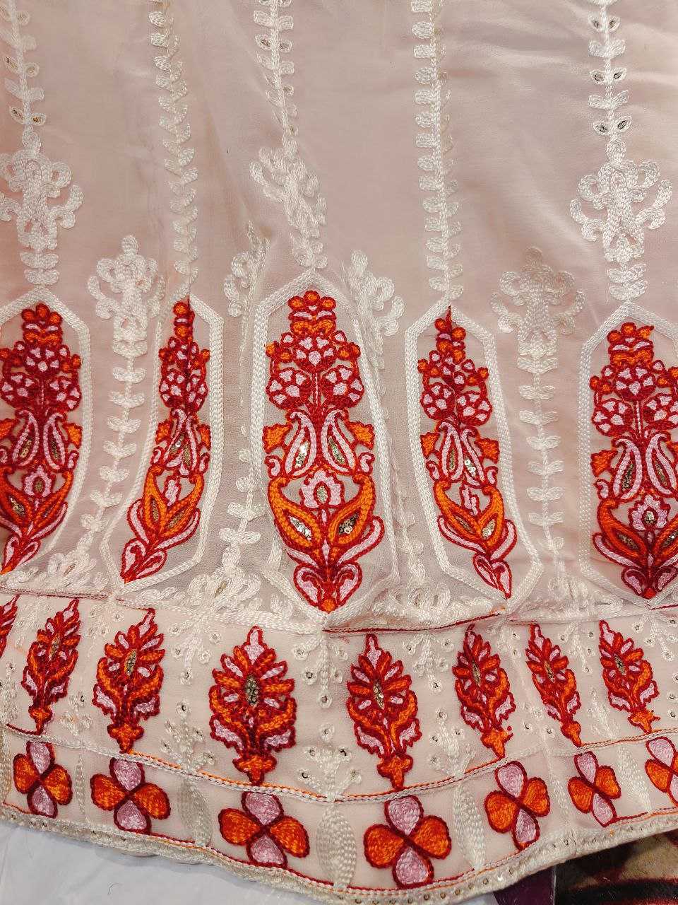 Ynf Georgette RIN207 03 Lehengas Navratri Chaniya Choli Wholesale Embroidered Lehenga Designer Lehenga Choli Chaniya Choli Manufacturer- Kapda Export