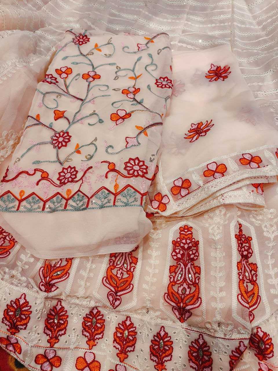 Ynf Georgette RIN207 03 Lehengas Navratri Chaniya Choli Wholesale Embroidered Lehenga Designer Lehenga Choli Chaniya Choli Manufacturer- Kapda Export