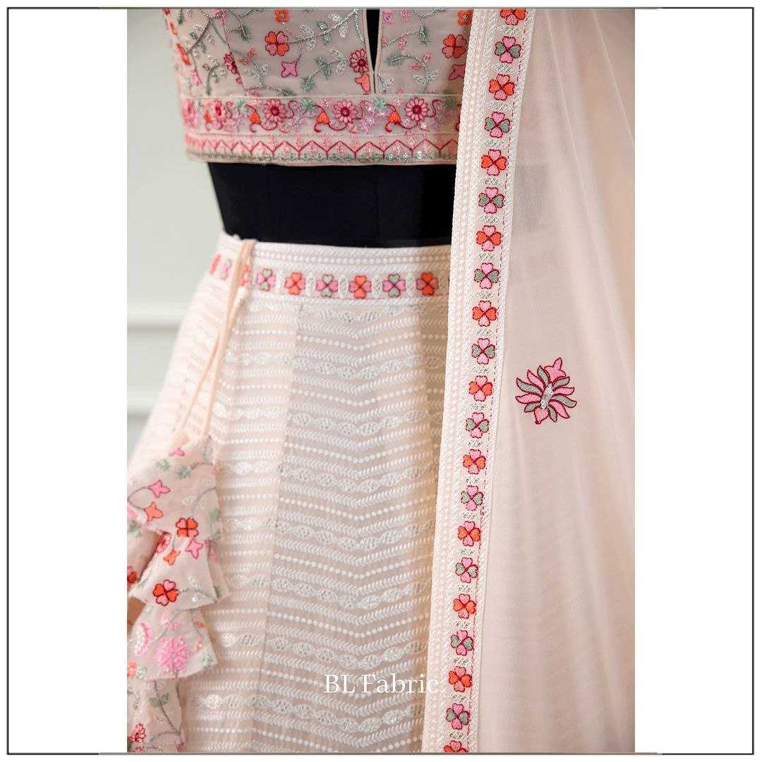 Ynf Georgette RIN207 03 Lehengas Navratri Chaniya Choli Wholesale Embroidered Lehenga Designer Lehenga Choli Chaniya Choli Manufacturer- Kapda Export