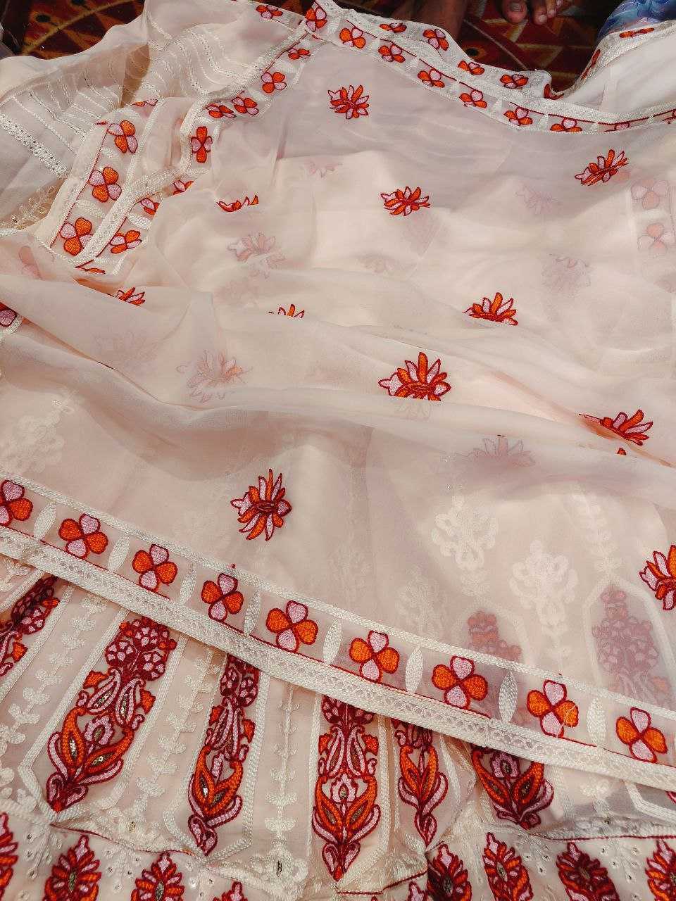 Ynf Georgette RIN207 03 Lehengas Navratri Chaniya Choli Wholesale Embroidered Lehenga Designer Lehenga Choli Chaniya Choli Manufacturer- Kapda Export