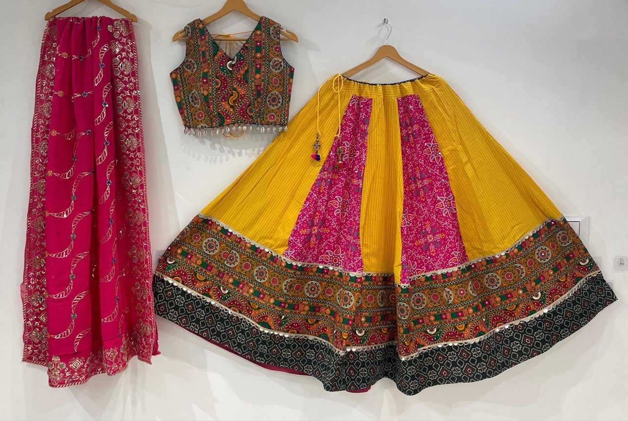 Ynf Handloom Silk KESH444 kutch work Lehengas Wholesale Rajwada Lehenga Chaniya Choli Handloom Lehenga Manufacturer- Kapda Export