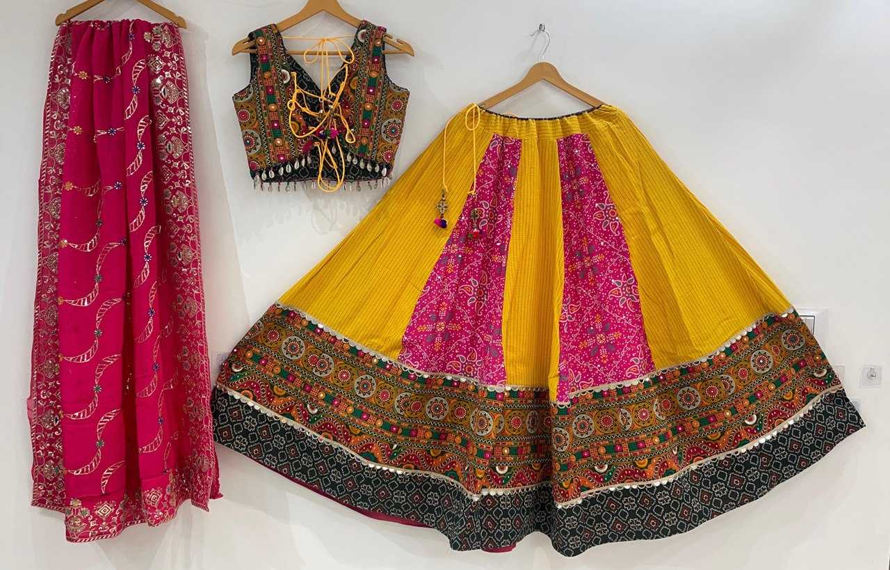 Ynf Handloom Silk KESH444 kutch work Lehengas Wholesale Rajwada Lehenga Chaniya Choli Handloom Lehenga Manufacturer- Kapda Export