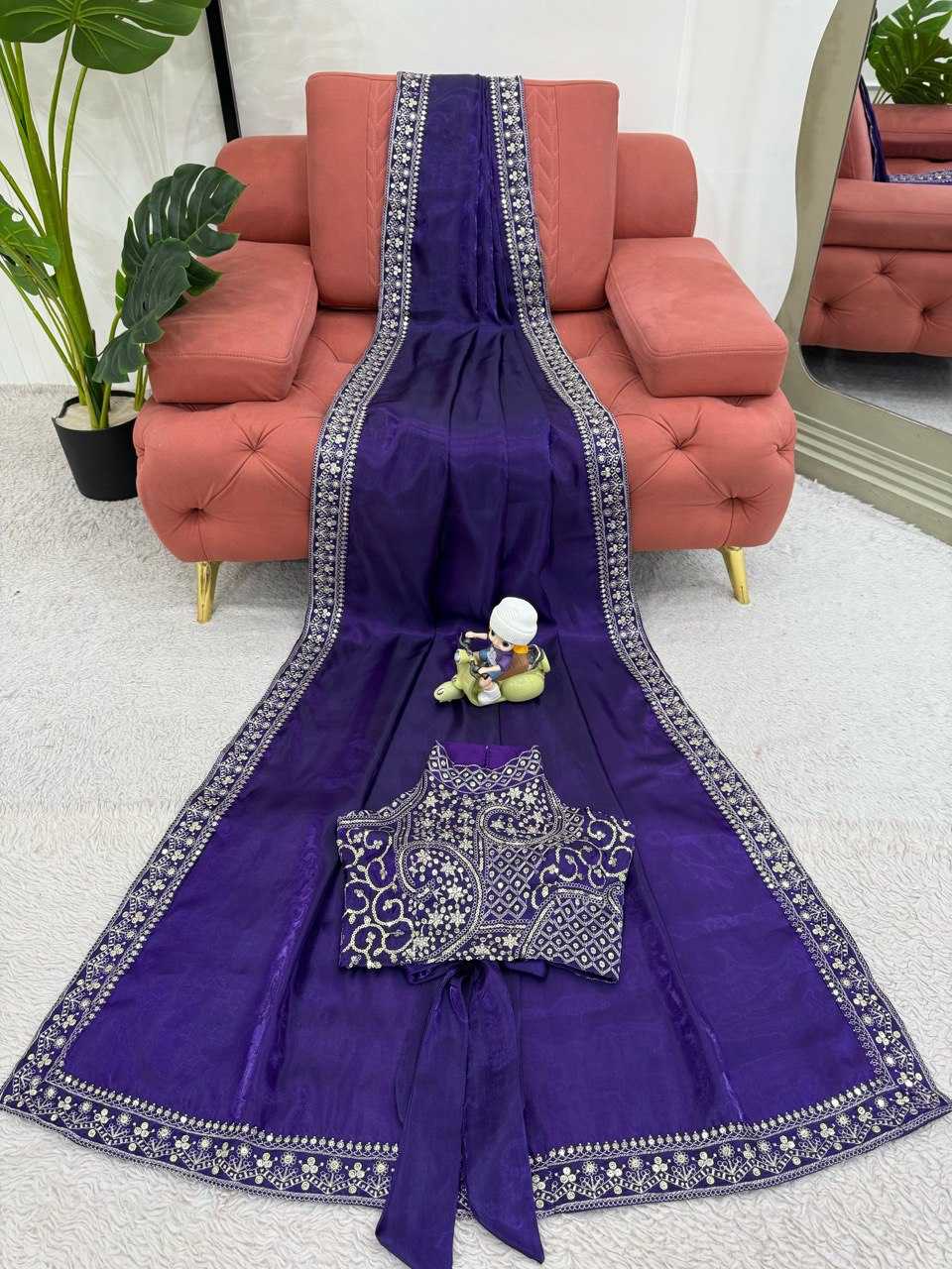 Ynf Jimmy Choo RIN133 580 Sarees Bollywood Collections Wholesale Designer Sarees Fancy Sarees Ananya Pandey Sarees Manufacturer- Kapda Export