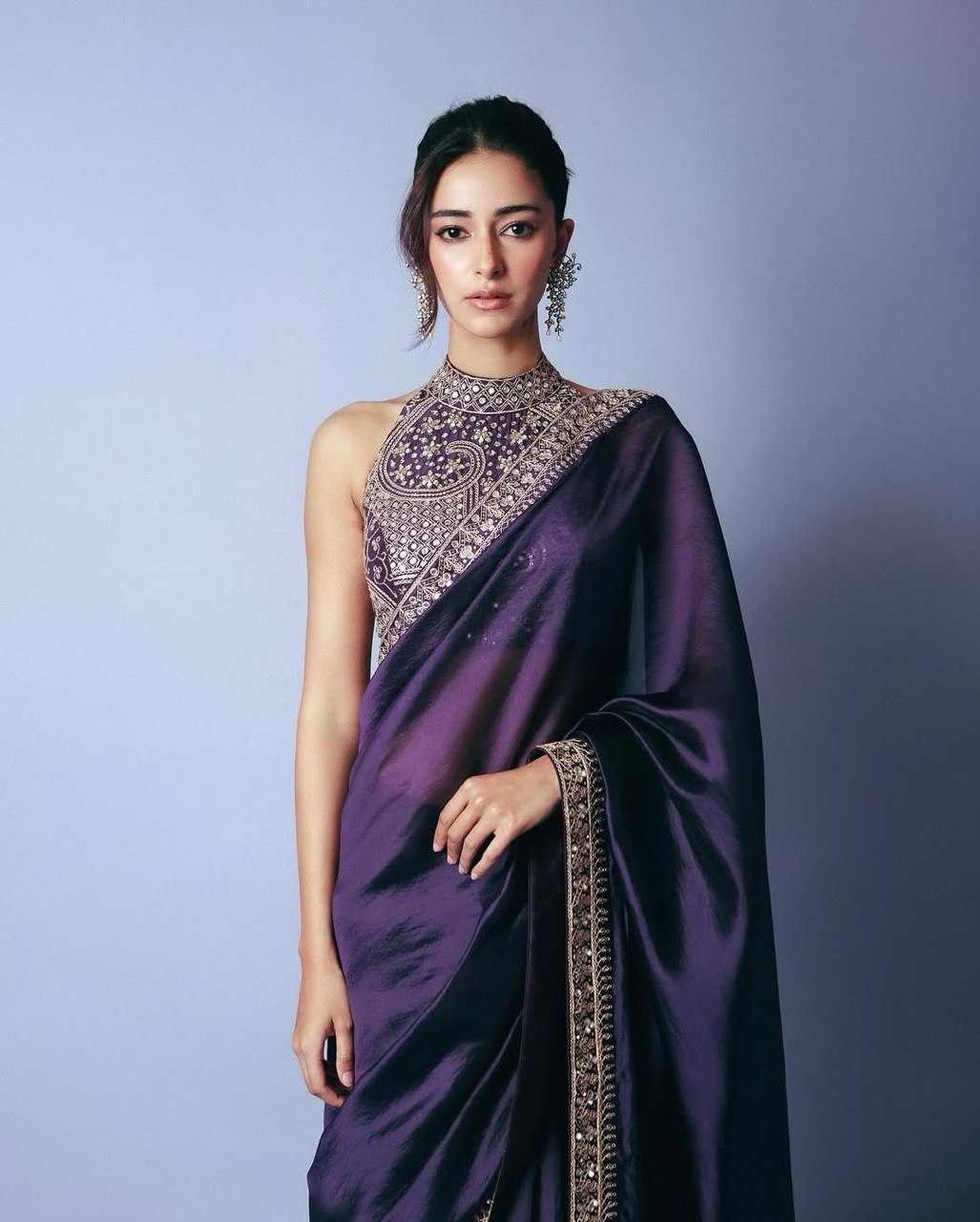 Ynf Jimmy Choo RIN133 580 Sarees Bollywood Collections Wholesale Designer Sarees Fancy Sarees Ananya Pandey Sarees Manufacturer- Kapda Export