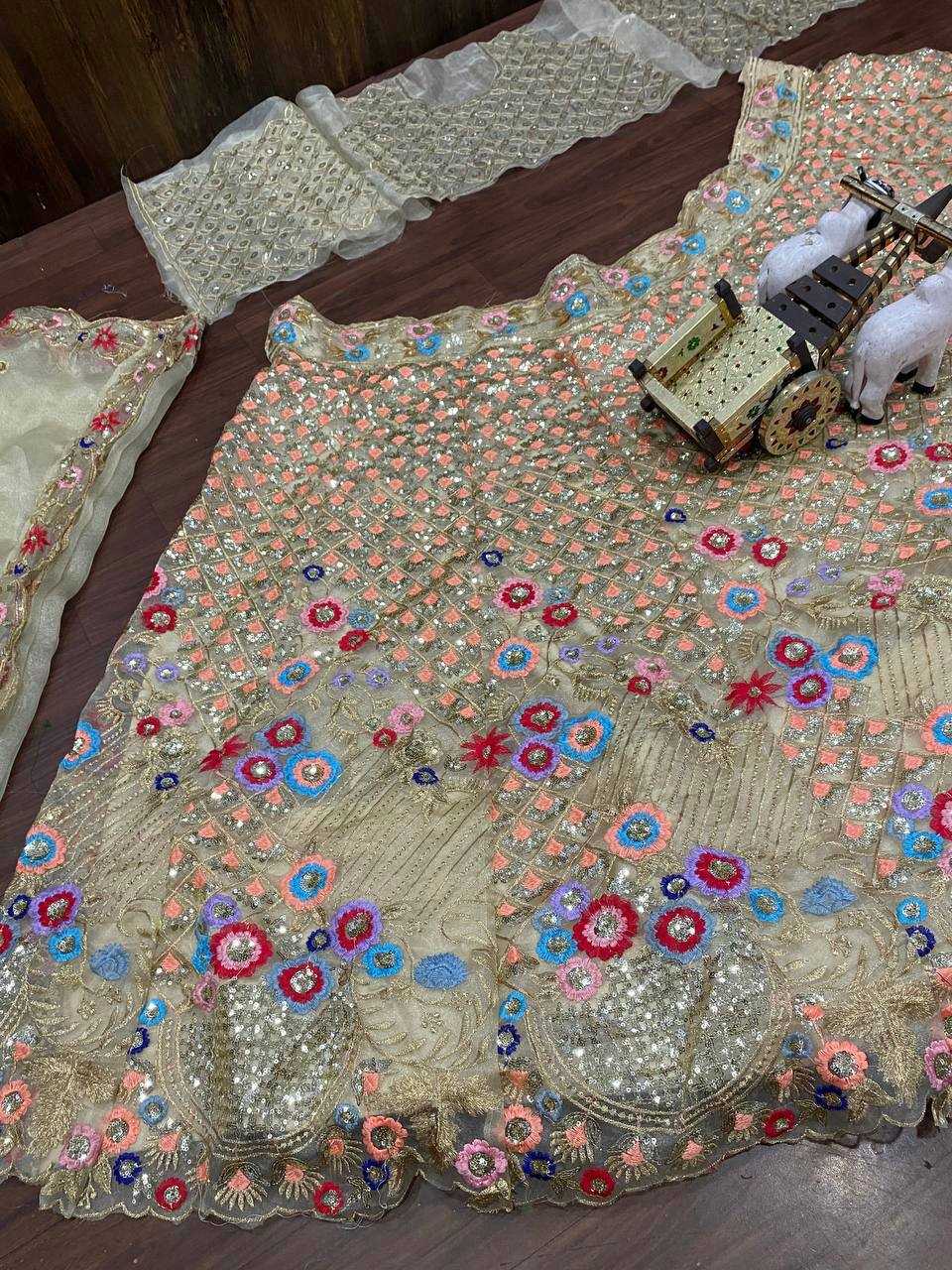 Ynf Organza Silk RIN108 1448 Lehengas Wedding Collections Festive Collections Wholesale Designer Lehenga Traditional Lehenga After-Party Outfits Manufacturer- Kapda Export