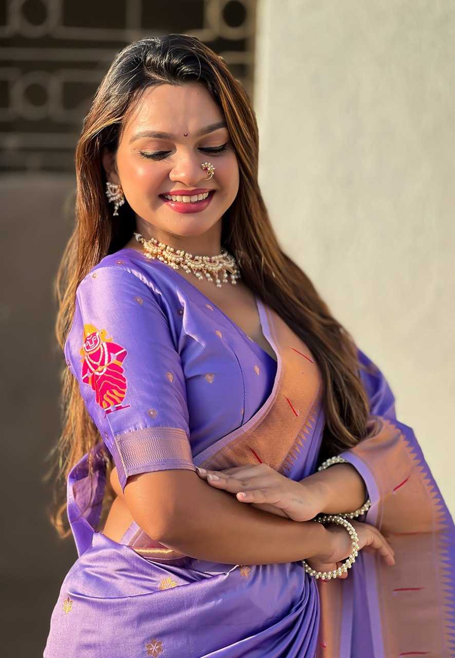 Ynf Paithani Silk RIN116 VITTHALA PAITHANI Silk Sarees Wholesale Paithani Sarees Heavy Silk Sarees Pure Zari Silk Sarees Manufacturer- Kapda Export