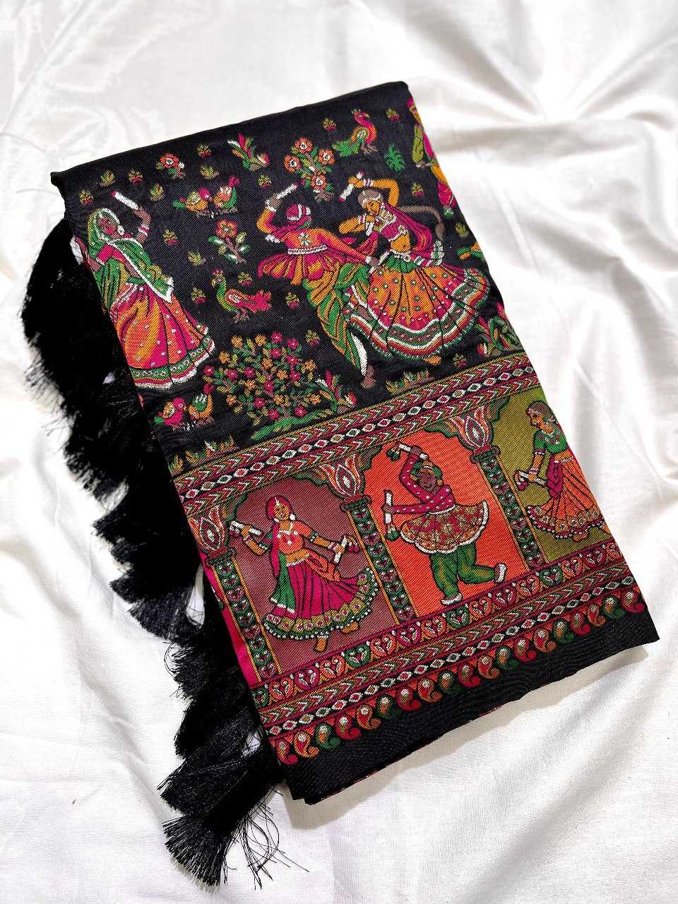 Ynf Pashmina RIN116 meenakari kashmiri weaves Silk Sarees Wholesale Heavy Silk Sarees Printed Silk Saree Pure Zari Silk Sarees Manufacturer- Kapda Export