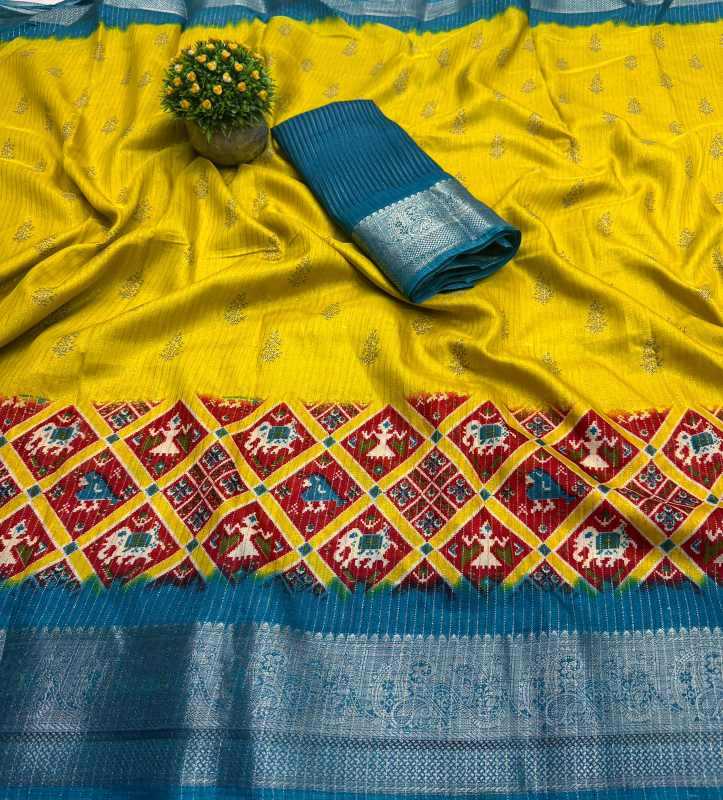Ynf Patola Silk RIN203 Patola gold Sarees Wholesale Zari Border Sarees Heavy Sarees Manufacturer- Kapda Export