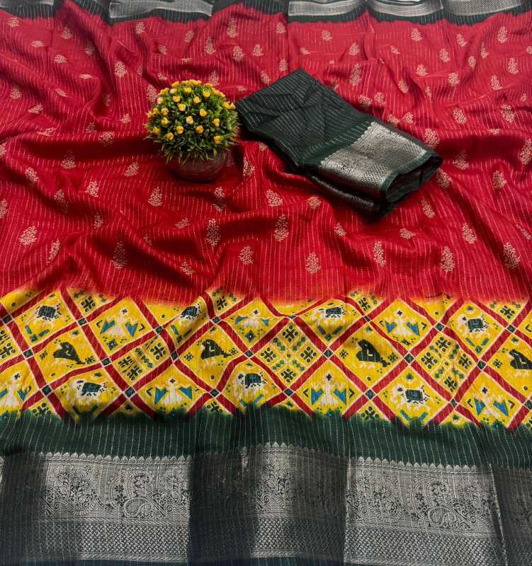 Ynf Patola Silk RIN203 Patola gold Sarees Wholesale Zari Border Sarees Heavy Sarees Manufacturer- Kapda Export