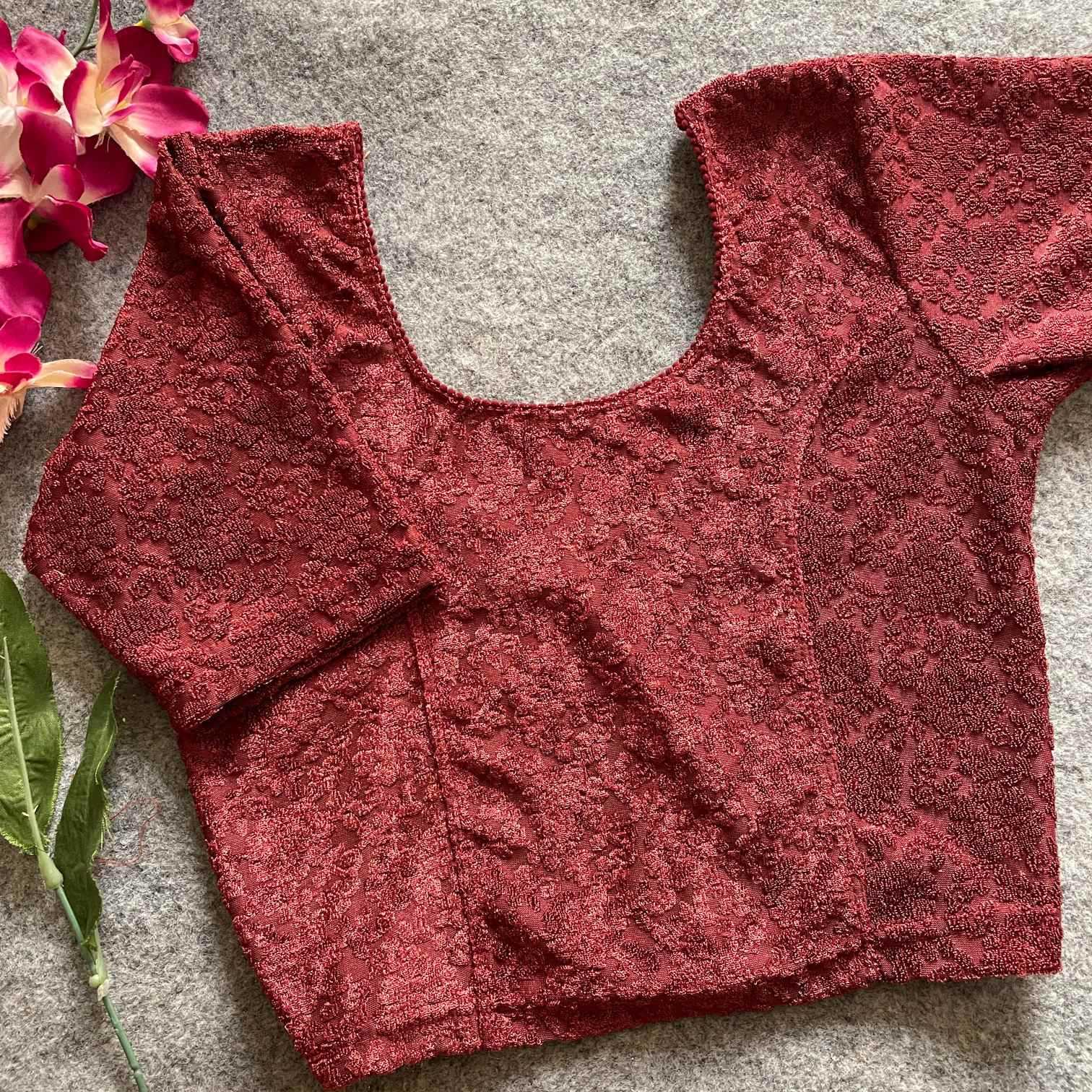 Ynf Polyester KESH426 104 Readymade Blouses Wholesale Designer Blouse Stretchable Blouse Manufacturer- Kapda Export