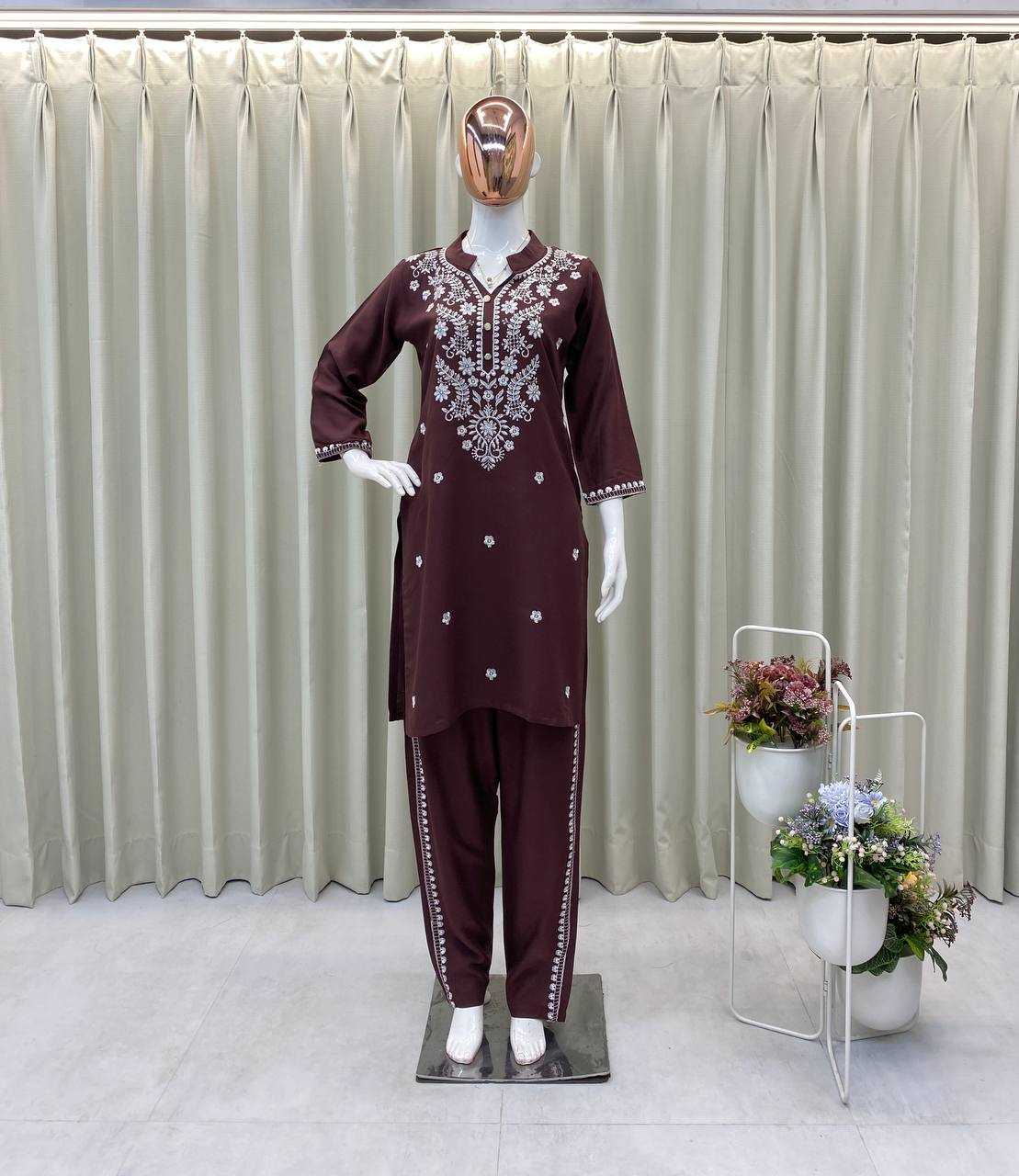 Ynf Reyon Cotton RIN110 340 Kurti Wholesale Fancy Kurti Embroidered Kurtis Printed Silk Kurti Manufacturer- Kapda Export