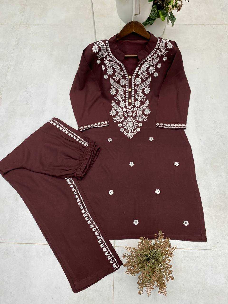 Ynf Reyon Cotton RIN110 340 Kurti Wholesale Fancy Kurti Embroidered Kurtis Printed Silk Kurti Manufacturer- Kapda Export