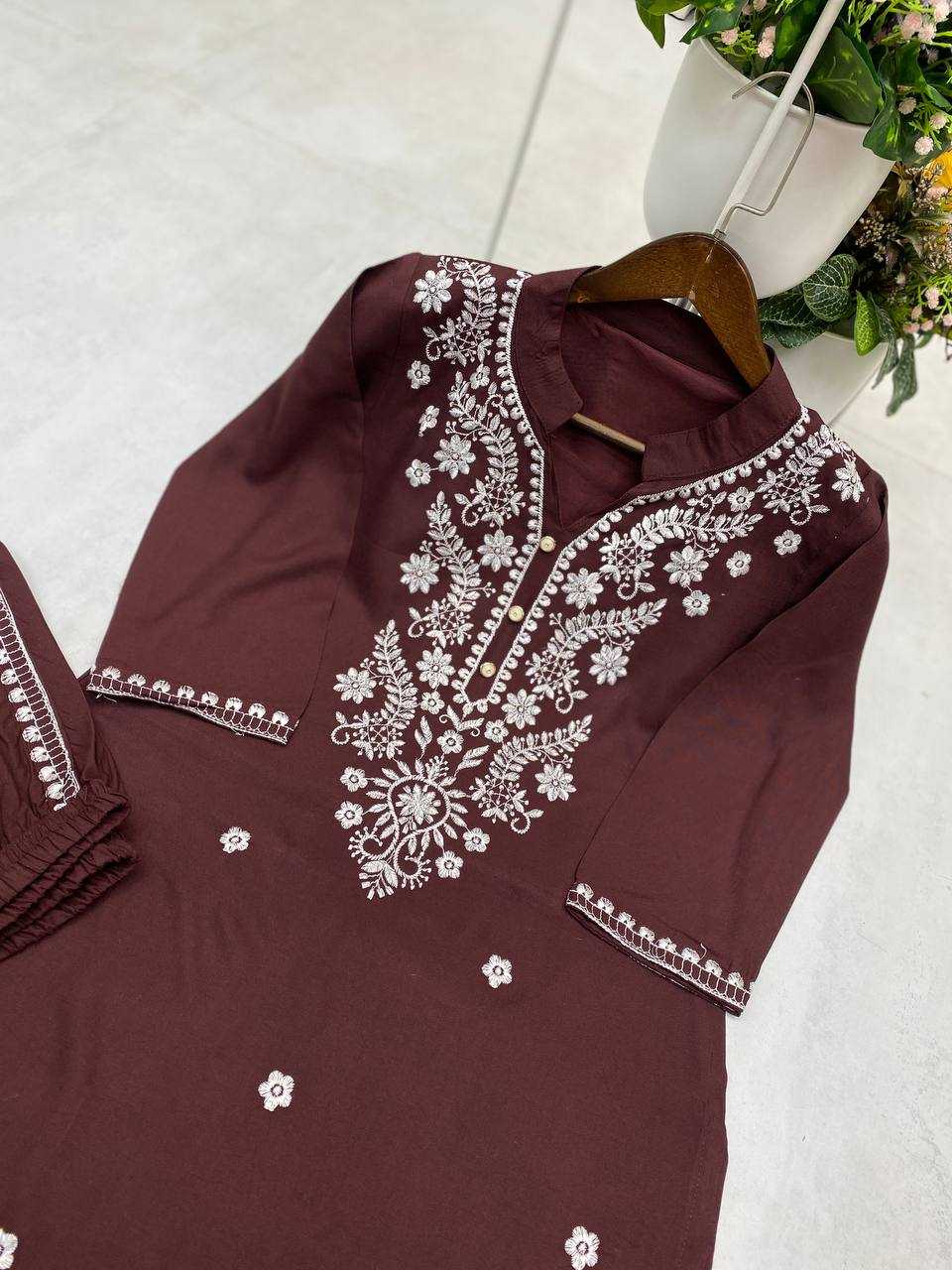 Ynf Reyon Cotton RIN110 340 Kurti Wholesale Fancy Kurti Embroidered Kurtis Printed Silk Kurti Manufacturer- Kapda Export