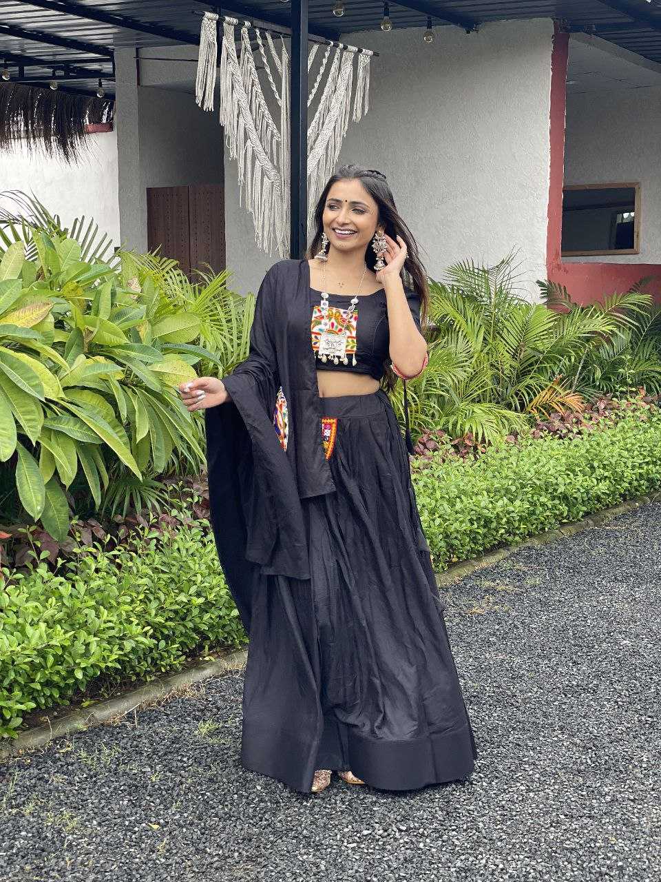 Ynf Reyon Cotton RIN207 115 Lehengas Navratri Chaniya Choli Wholesale Designer Lehenga Choli Chaniya Choli Lightweight Lehenga Manufacturer- Kapda Export