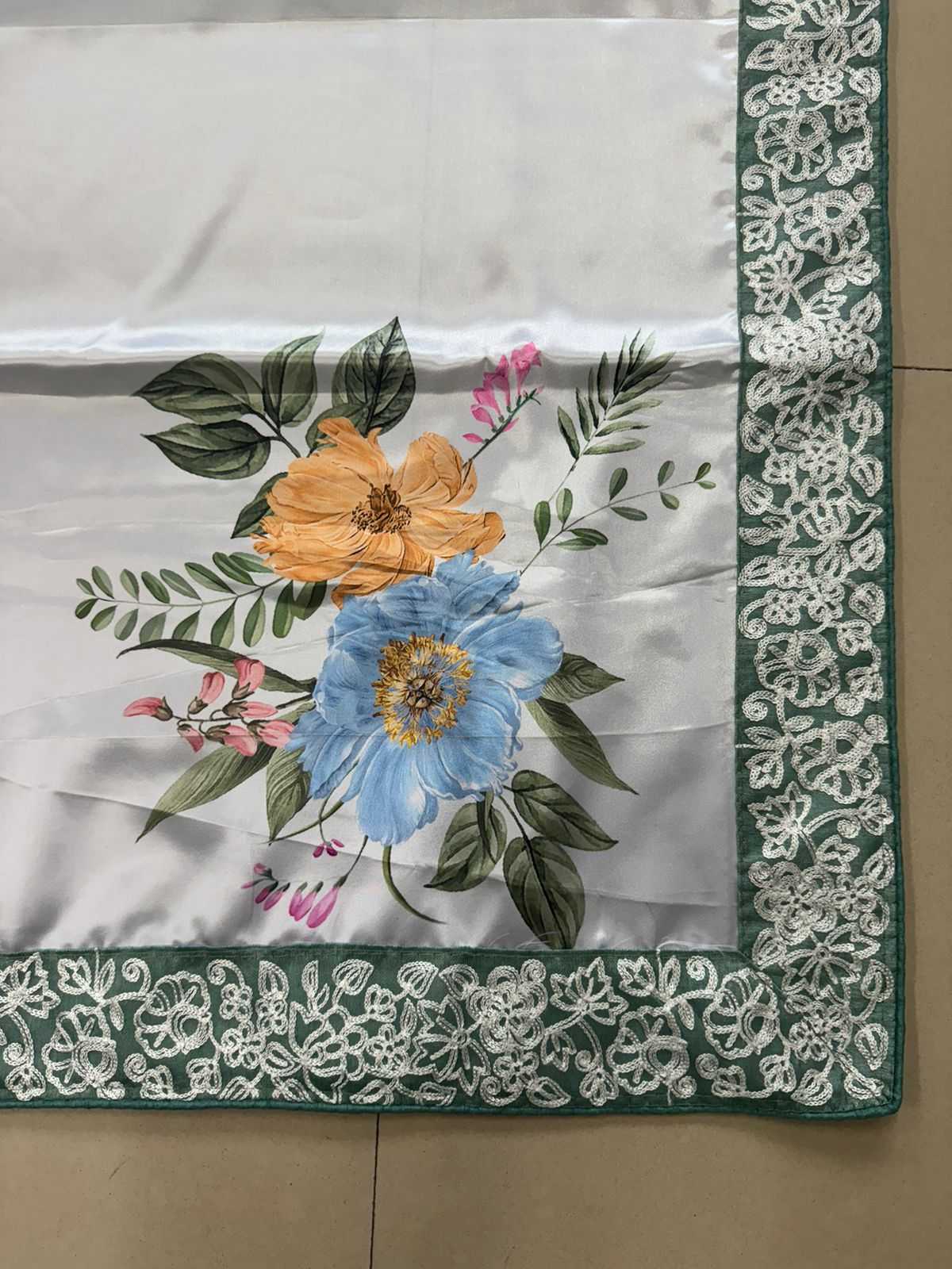 Ynf Satin Silk RIN188 Madhuri Digital Sarees Sarees Bollywood Collections Wholesale Fancy Sarees Embroidered Sarees Lace Border Sarees Madhuri Dixit Sarees Manufacturer- Kapda Export