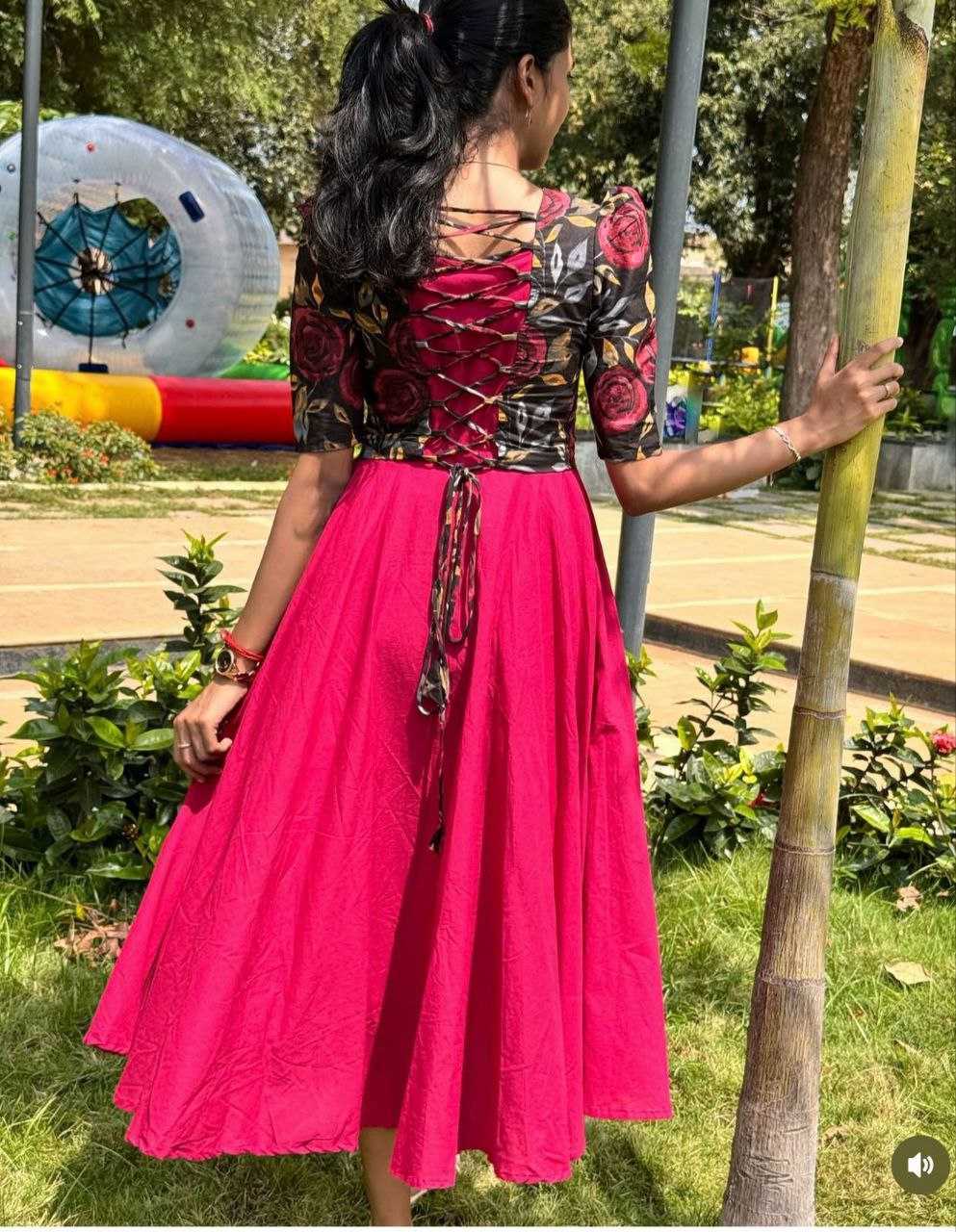 Ynf Silk RIN217 JC312 Gowns Wholesale Long Gowns Silk Gowns Satin Gowns Manufacturer- Kapda Export