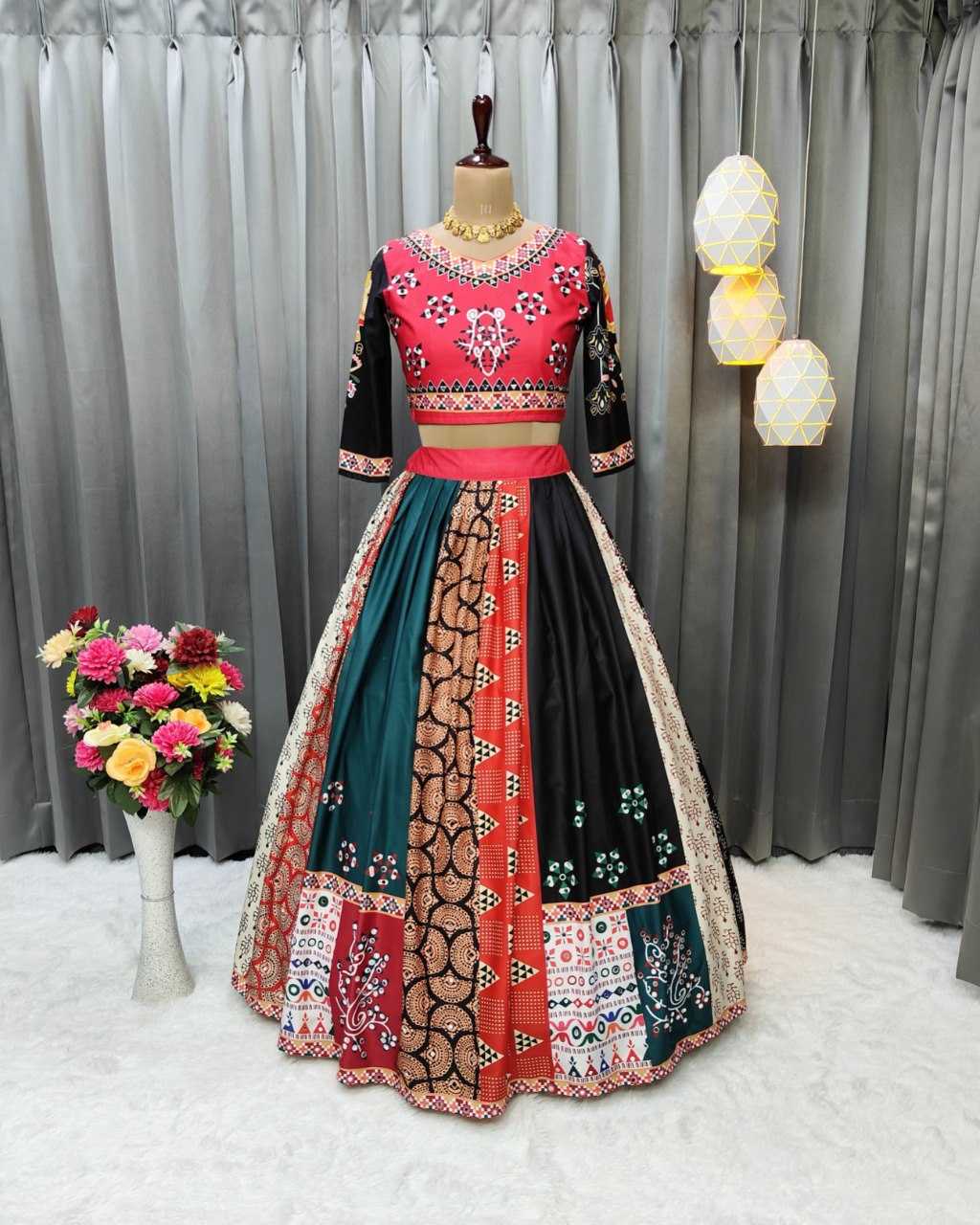 Ynf Soft Butter Silk RIN207 1459 Lehengas Navratri Chaniya Choli Wholesale Printed Lehenga Designer Lehenga Choli Chaniya Choli Manufacturer- Kapda Export