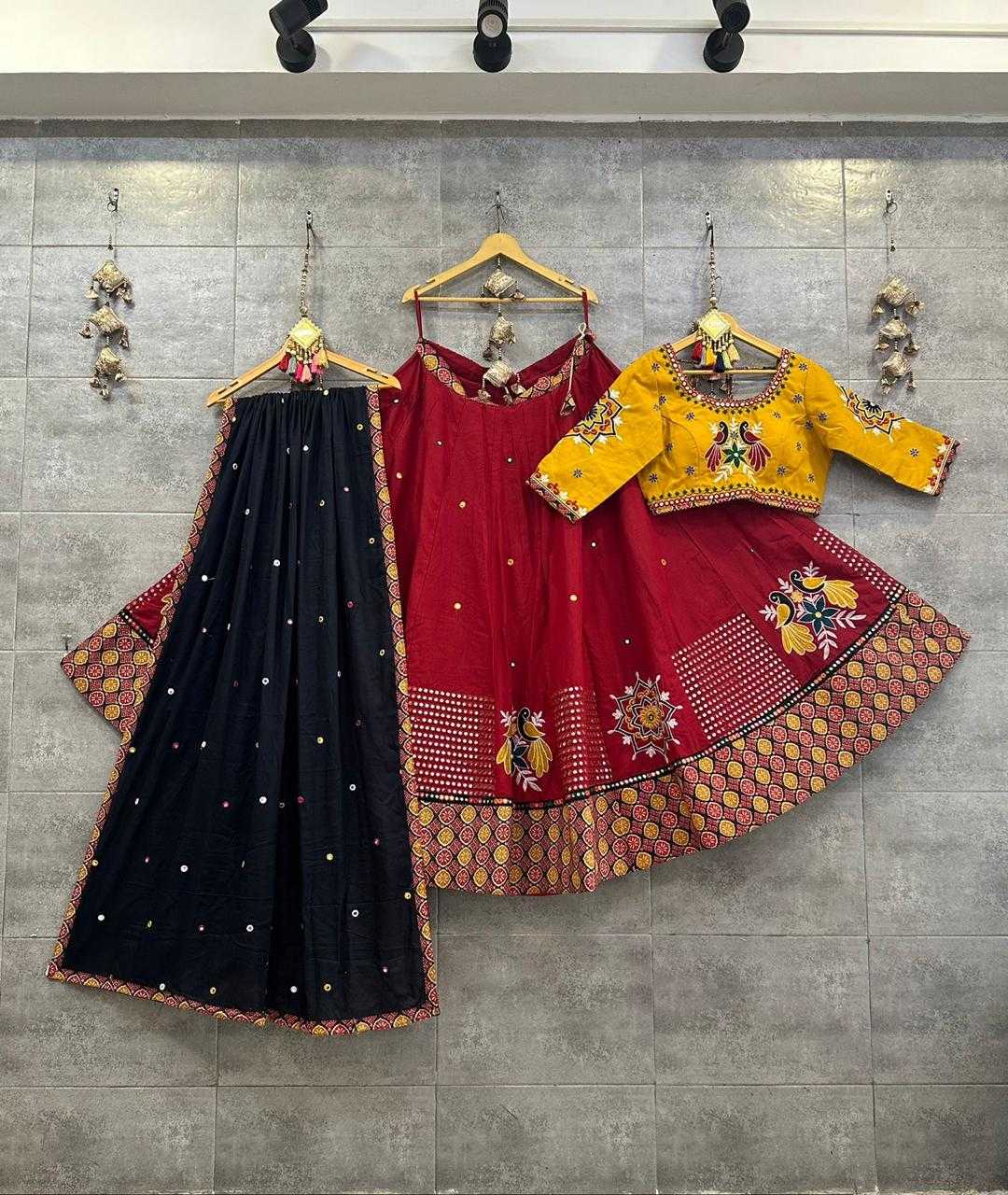 Ynf Soft Butter Silk RIN207 1495 Lehengas Navratri Chaniya Choli Wholesale Designer Lehenga Choli Chaniya Choli Mirror Work Lehenga Manufacturer- Kapda Export