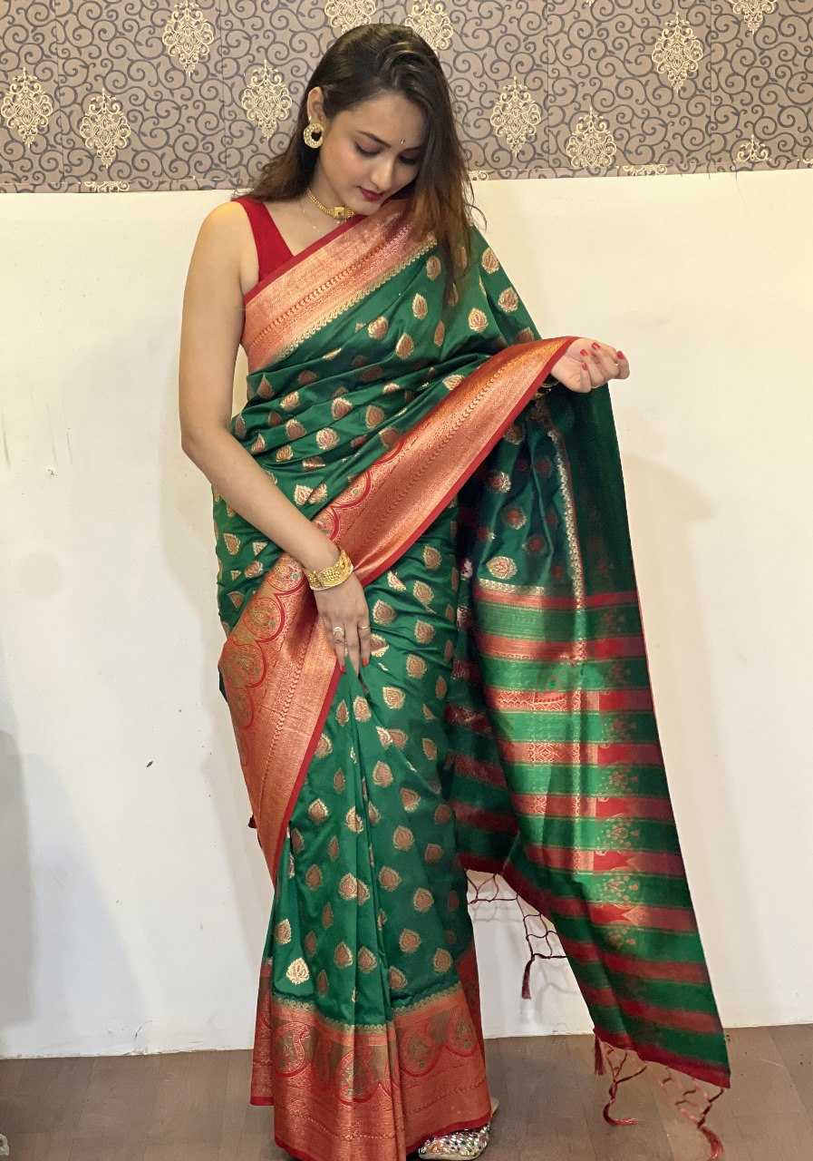 Ynf Soft Silk RIN116 3360 UNIQUE PAITHANI Silk Sarees Wholesale Patola Sarees Pure Zari Silk Sarees Silk Sarees With Contrast Pallu Manufacturer- Kapda Export