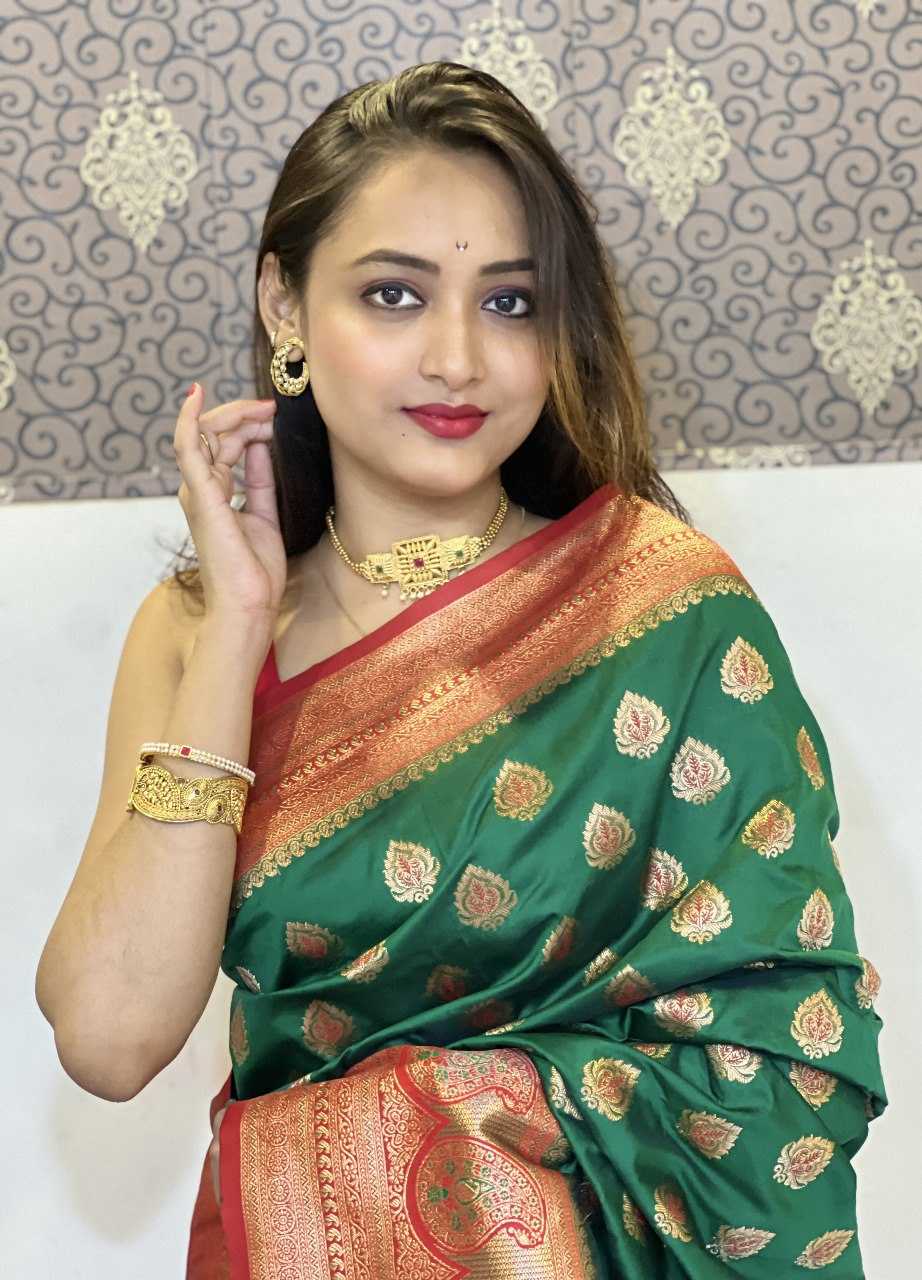 Ynf Soft Silk RIN116 3360 UNIQUE PAITHANI Silk Sarees Wholesale Patola Sarees Pure Zari Silk Sarees Silk Sarees With Contrast Pallu Manufacturer- Kapda Export