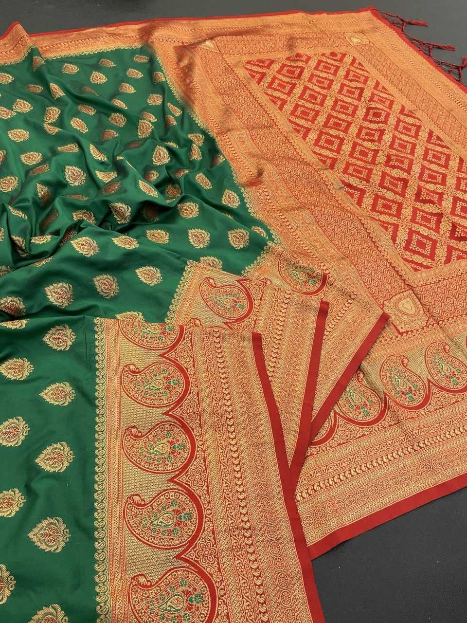 Ynf Soft Silk RIN116 3360 UNIQUE PAITHANI Silk Sarees Wholesale Patola Sarees Pure Zari Silk Sarees Silk Sarees With Contrast Pallu Manufacturer- Kapda Export