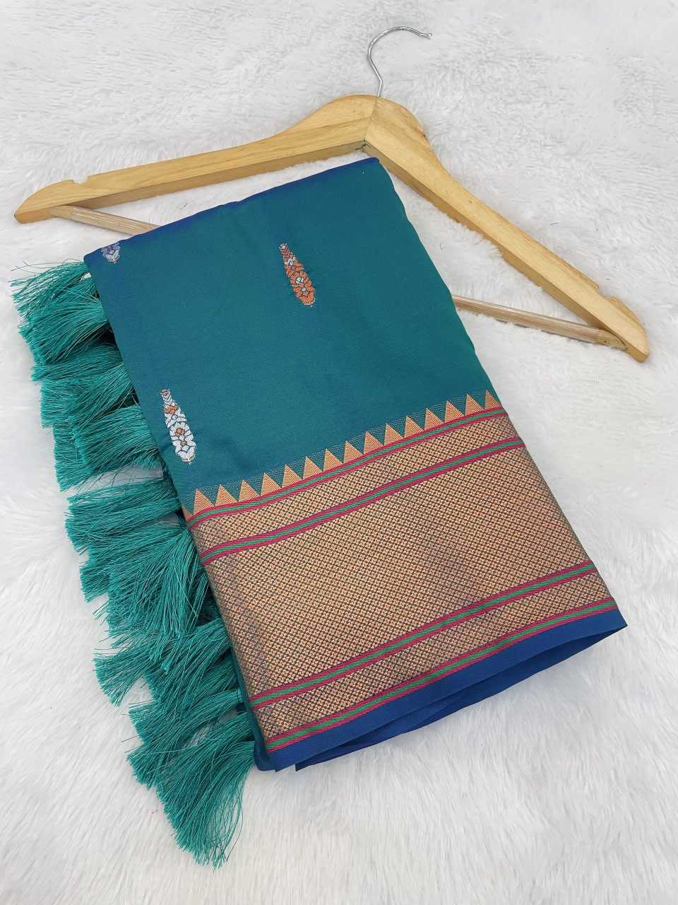 Ynf Soft Silk RIN116 GAURI Silk Sarees Wholesale Paithani Sarees Heavy Silk Sarees Pure Zari Silk Sarees Manufacturer- Kapda Export