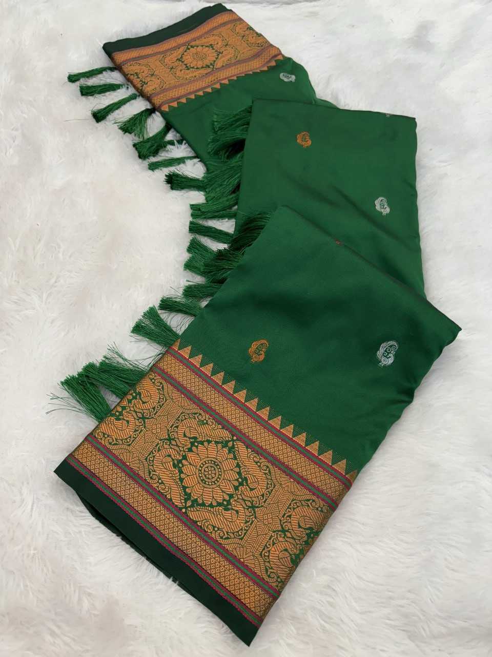 Ynf Soft Silk RIN116 MEHFIL Silk Sarees Wholesale Paithani Sarees Heavy Silk Sarees Soft Silk Sarees Pure Zari Silk Sarees Manufacturer- Kapda Export